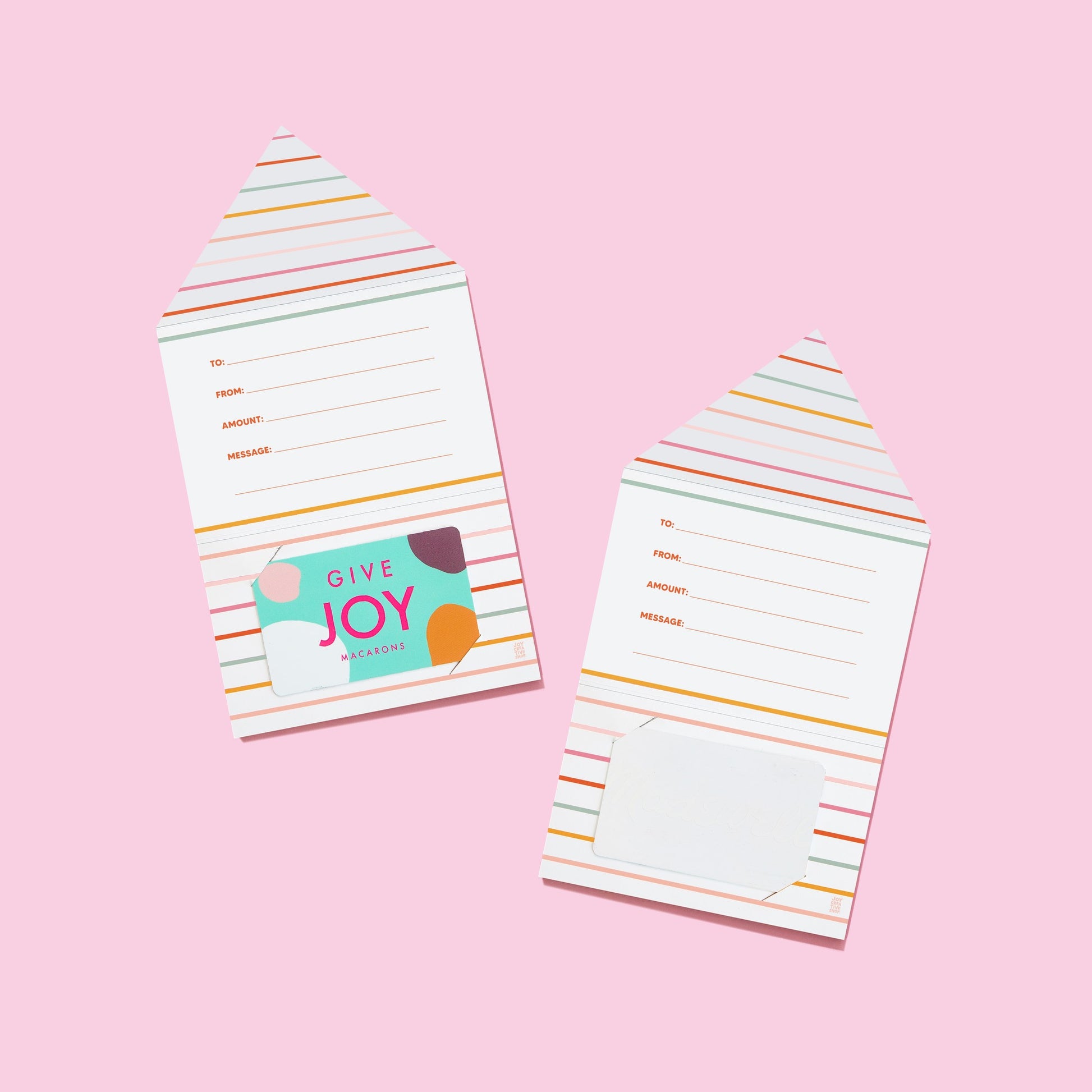 Floral Gift Card Holders