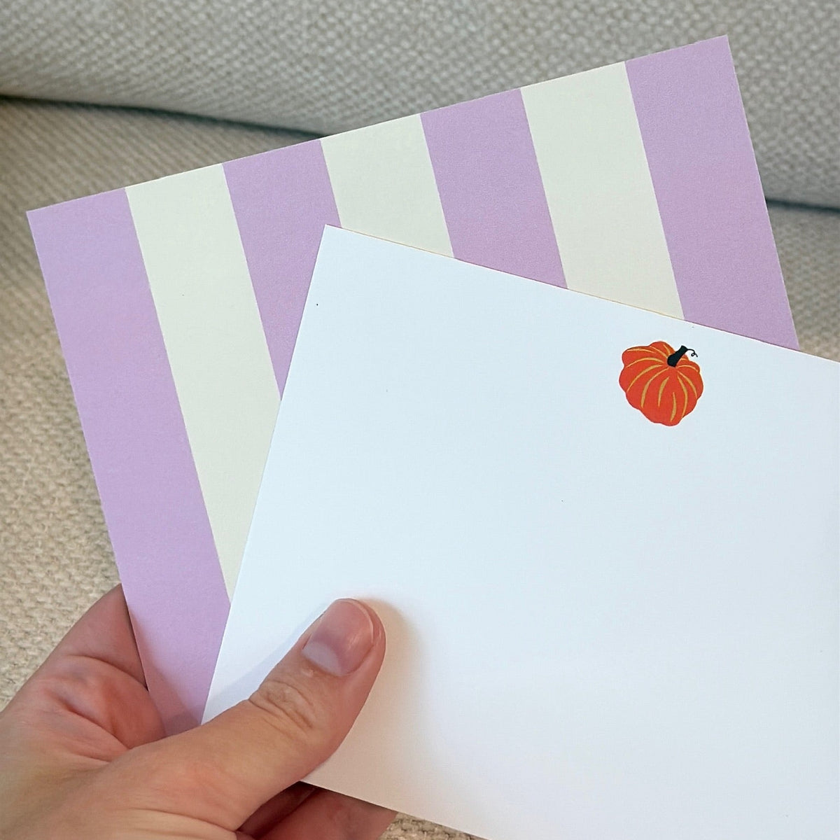 Fall & Halloween Pumpkin Stationery