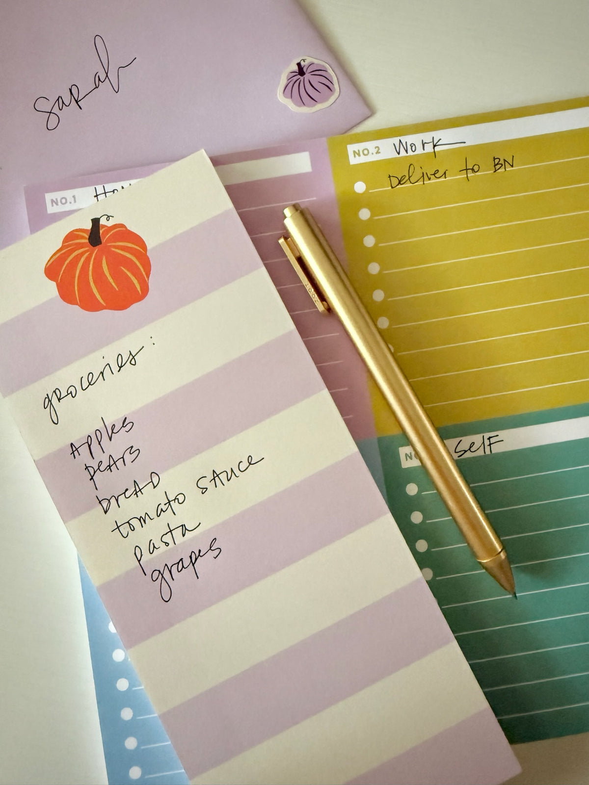 Fall & Halloween Tall & Skinny Notepads