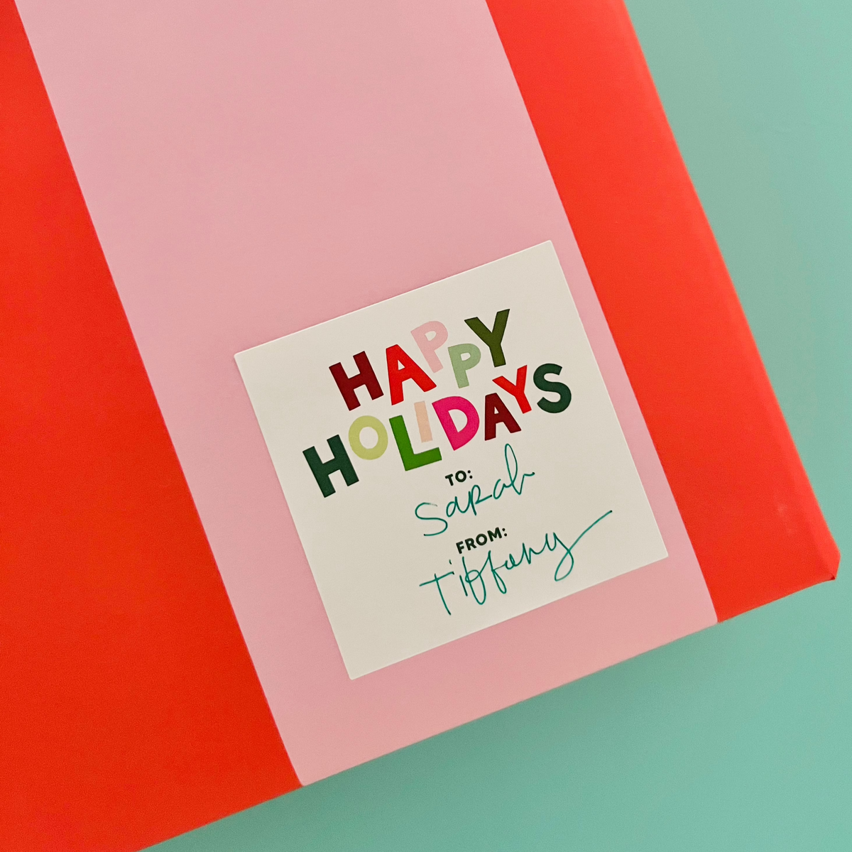 *Pre-order* Holiday Pink &amp; Red Gift Wrap Sheets