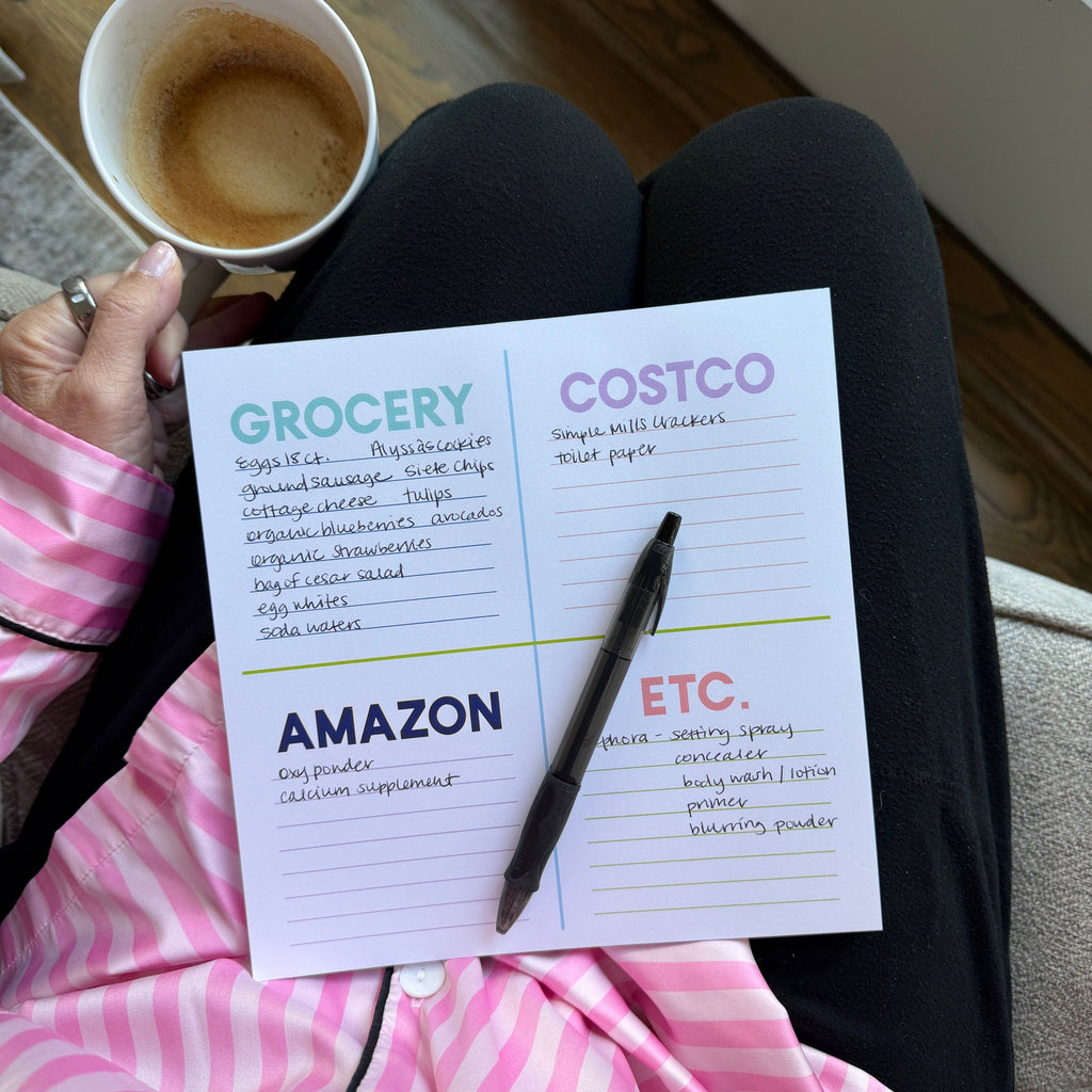 Personalized 4 Store Grocery List