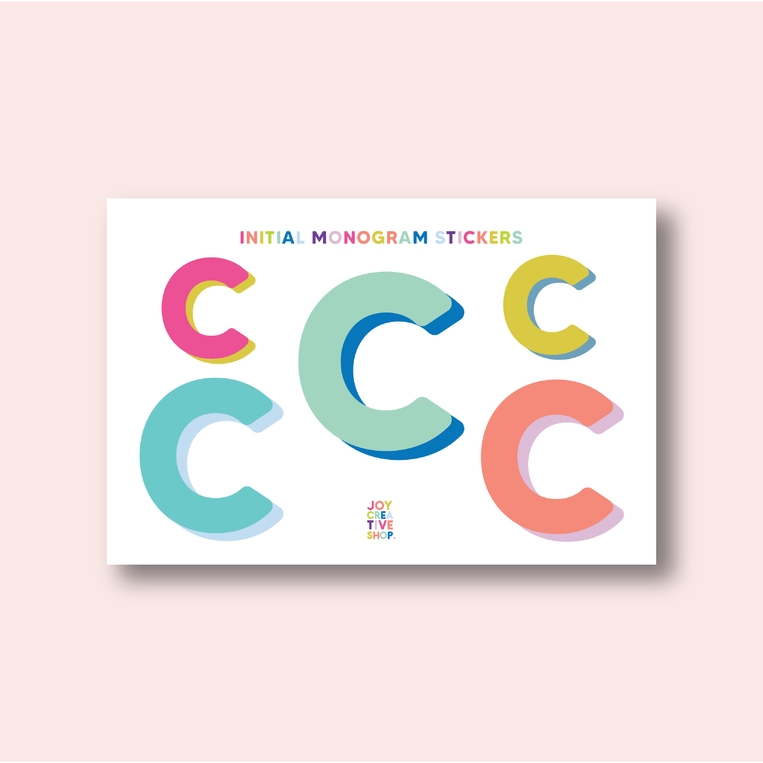 Vinyl Alphabet Stickers - Single Letter Sheets