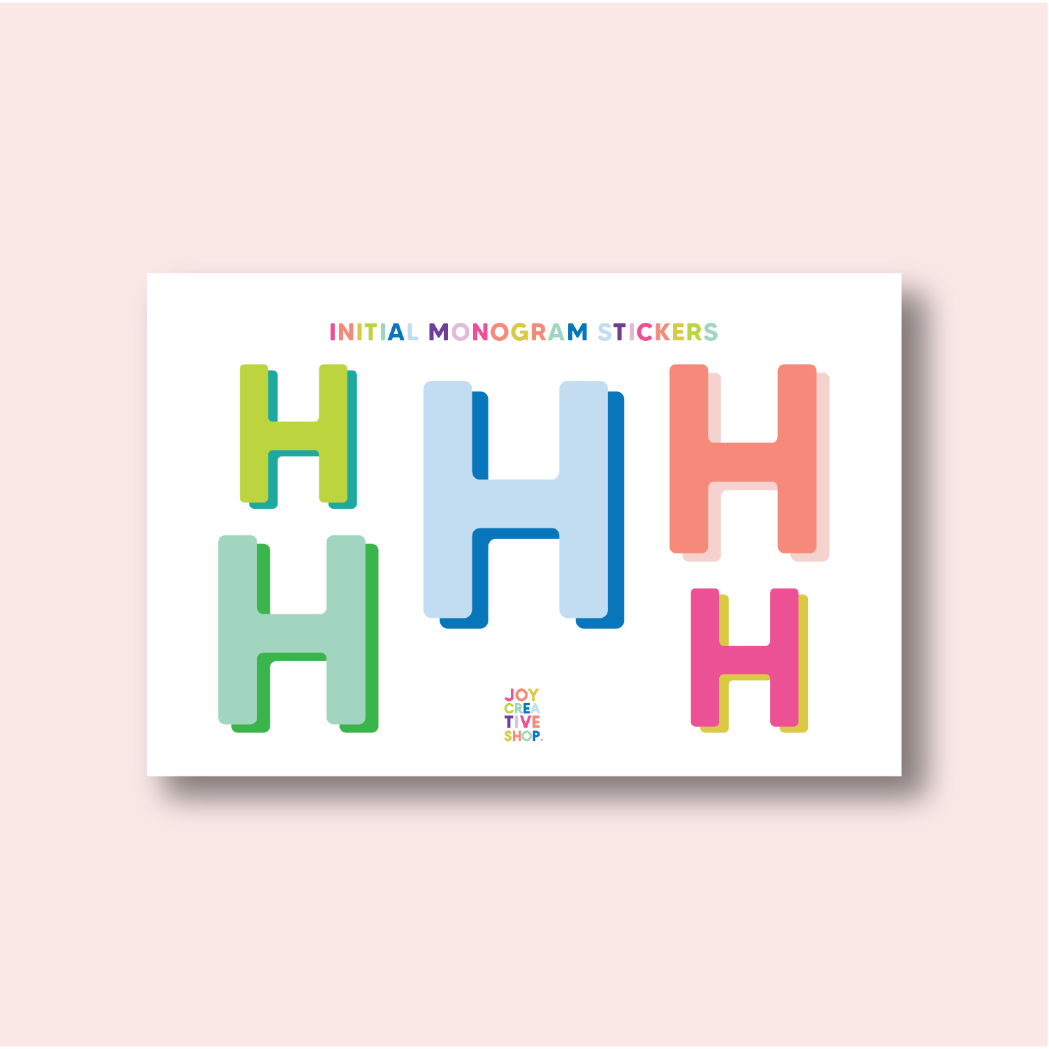Vinyl Alphabet Stickers - Single Letter Sheets