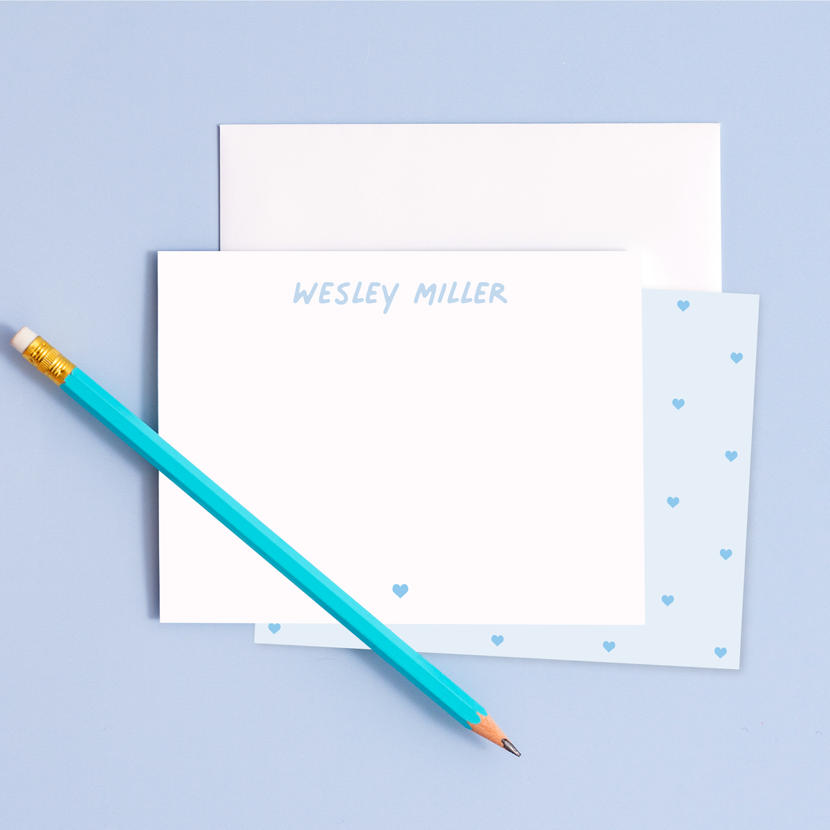 Oh Baby! Personalized Heart Stationery