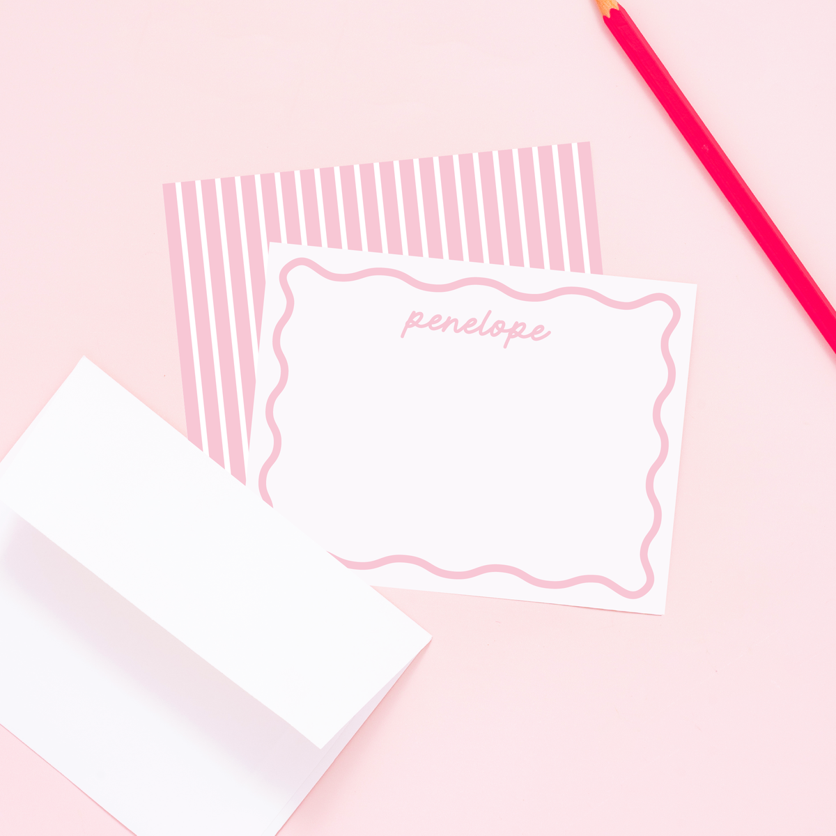 Oh Baby! Personalized Wavy Stationery