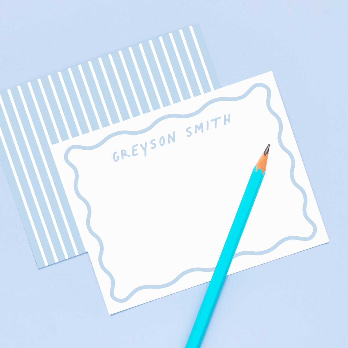 Oh Baby! Personalized Wavy Stationery