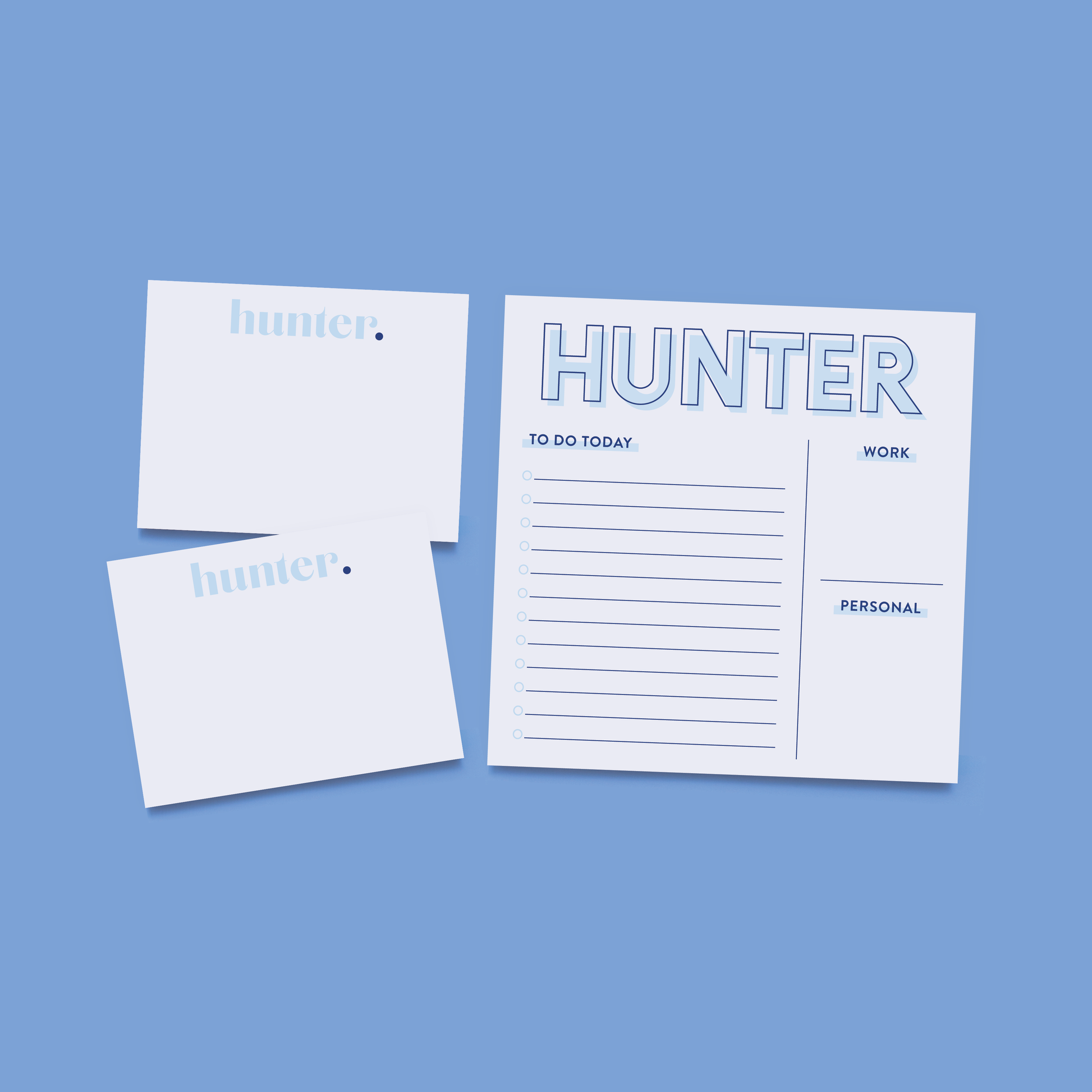 Personalized Task Pad & Stationery Bundle