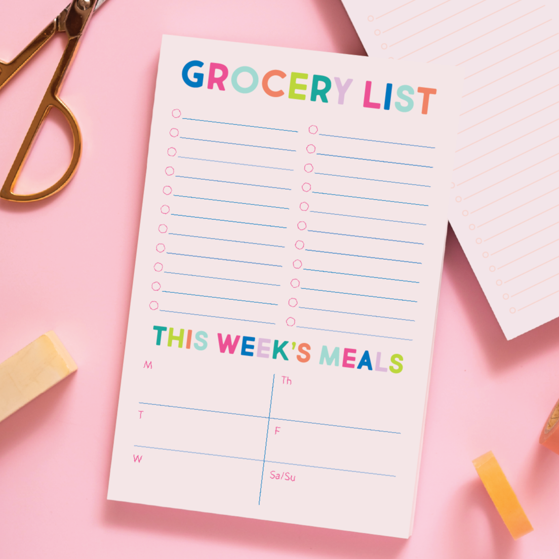 Grocery Meal Planning Notepad grocery-meal-planning-notepad
