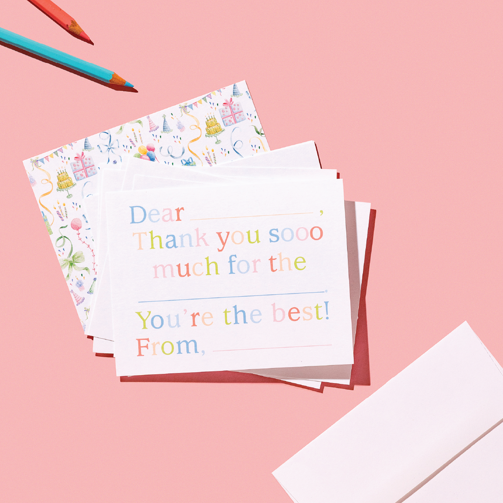 JCS x Petite Keep™ Fill In the Blank Thank You Notes
