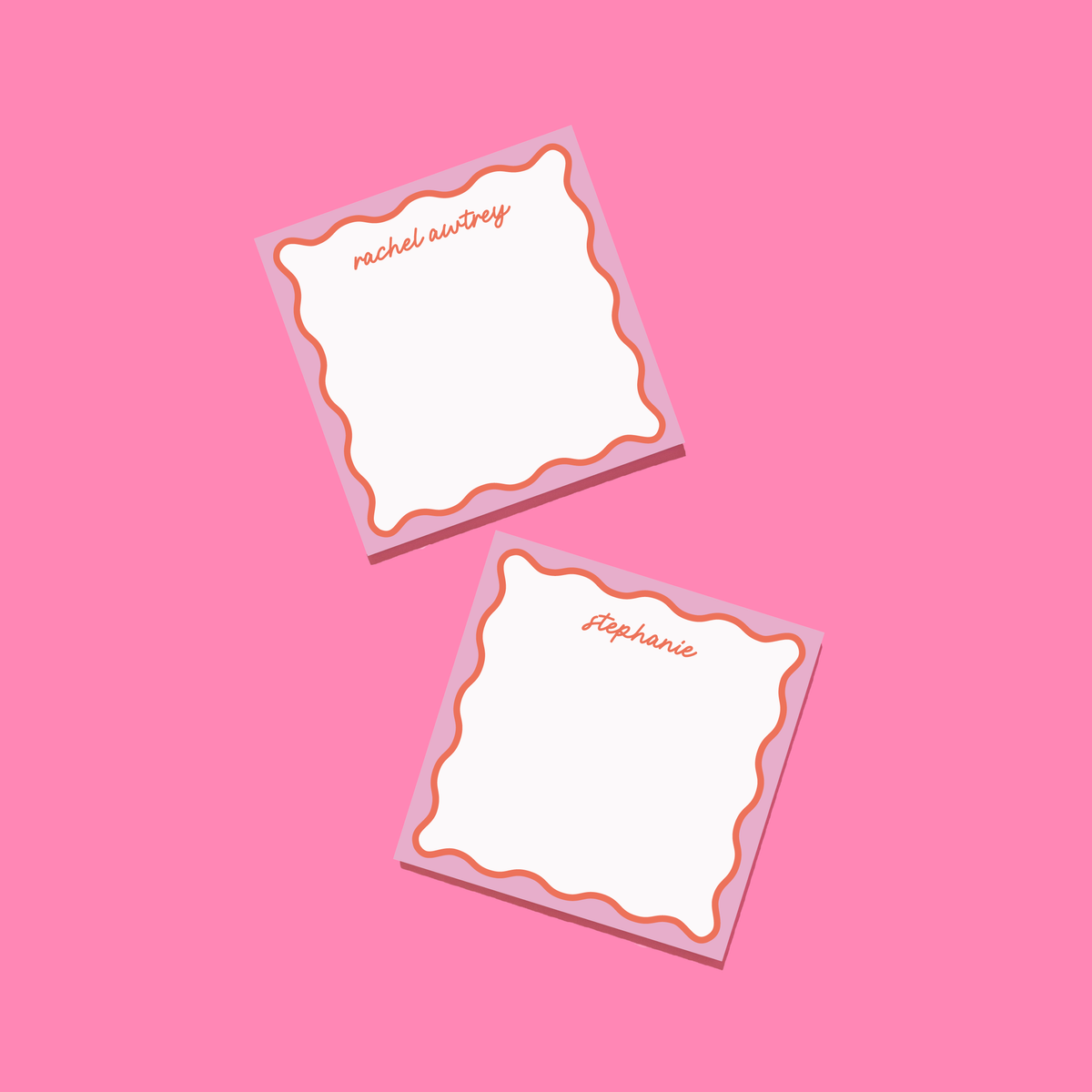 Rachel Awtrey Collection Wavy Notecard and Notepad Bundle
