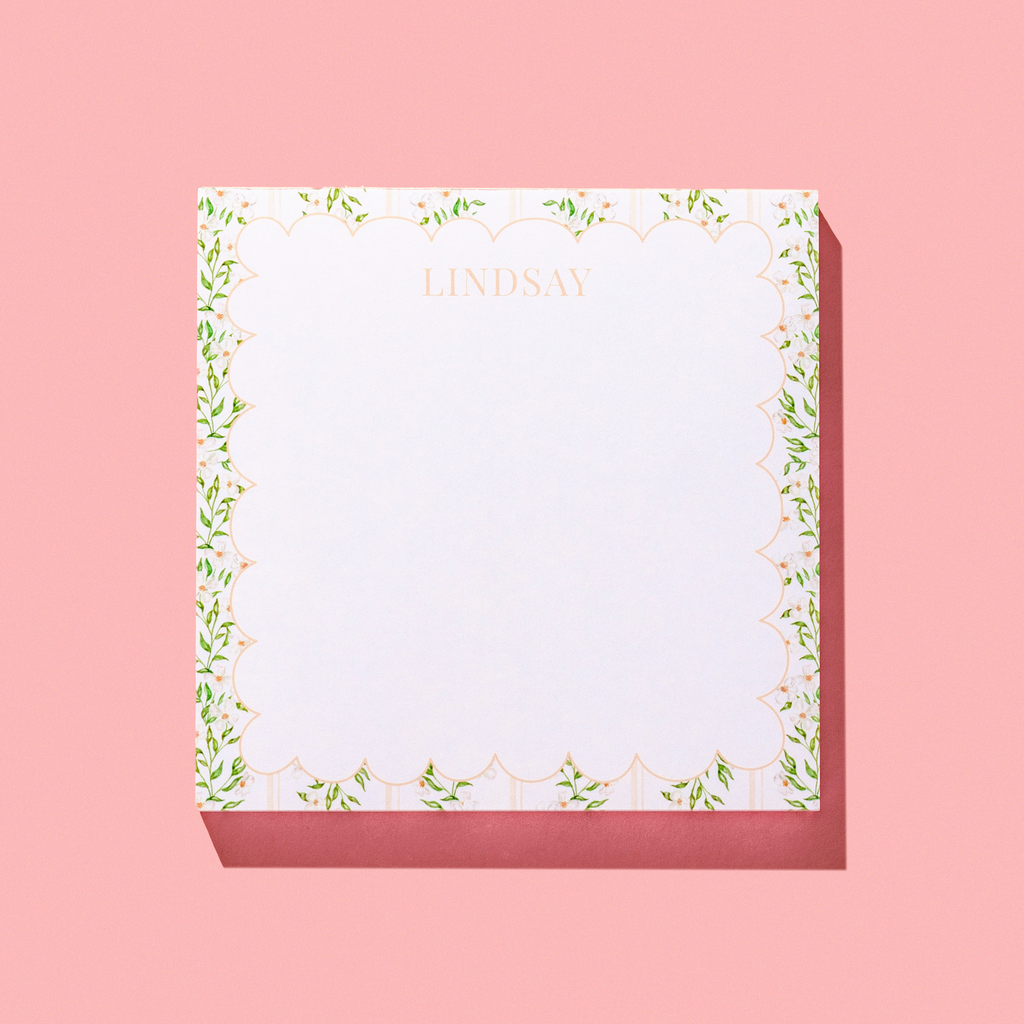 Joy Creative Shop x Petite Keep® Square Personalized Notepad