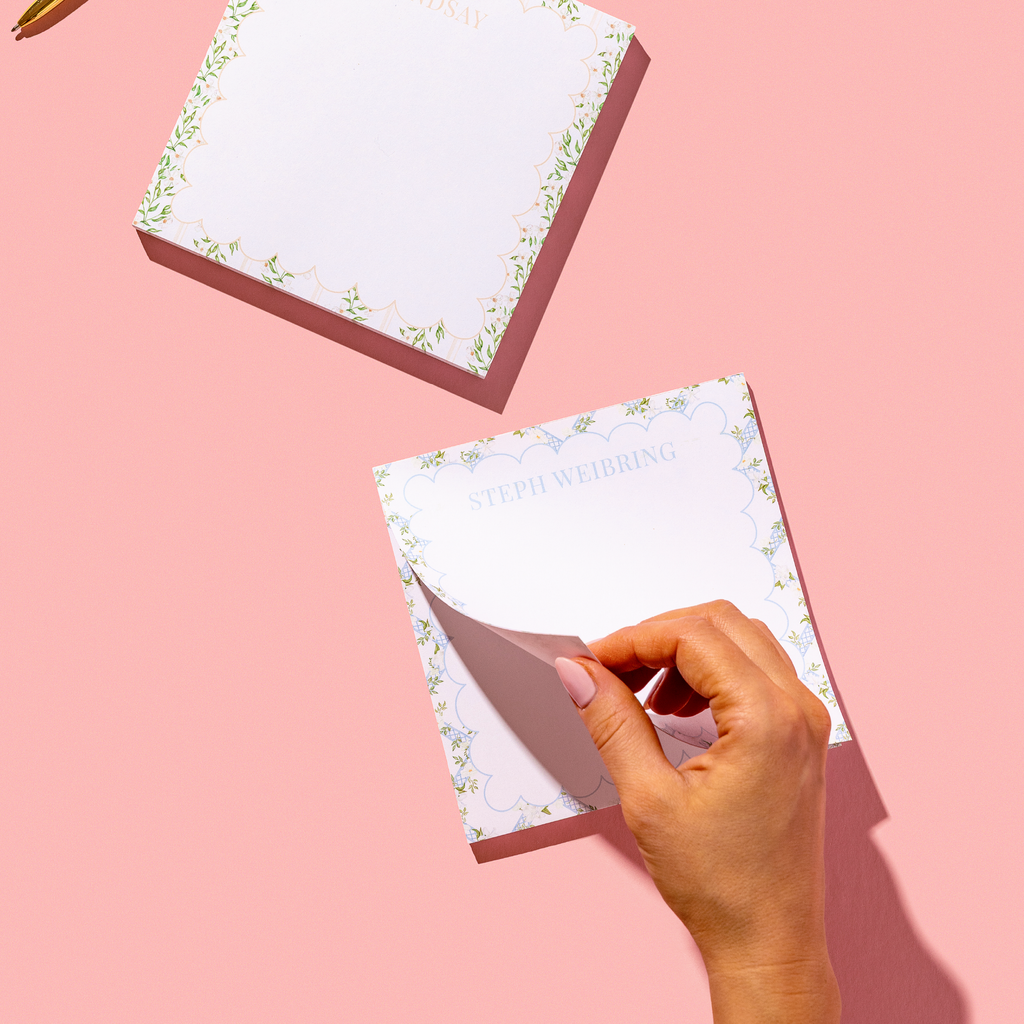 Joy Creative Shop x Petite Keep® Square Personalized Notepad