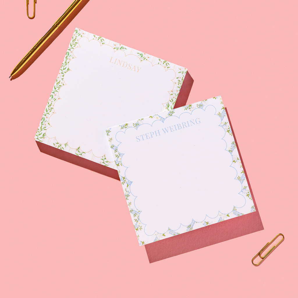 Joy Creative Shop x Petite Keep® Square Personalized Notepad