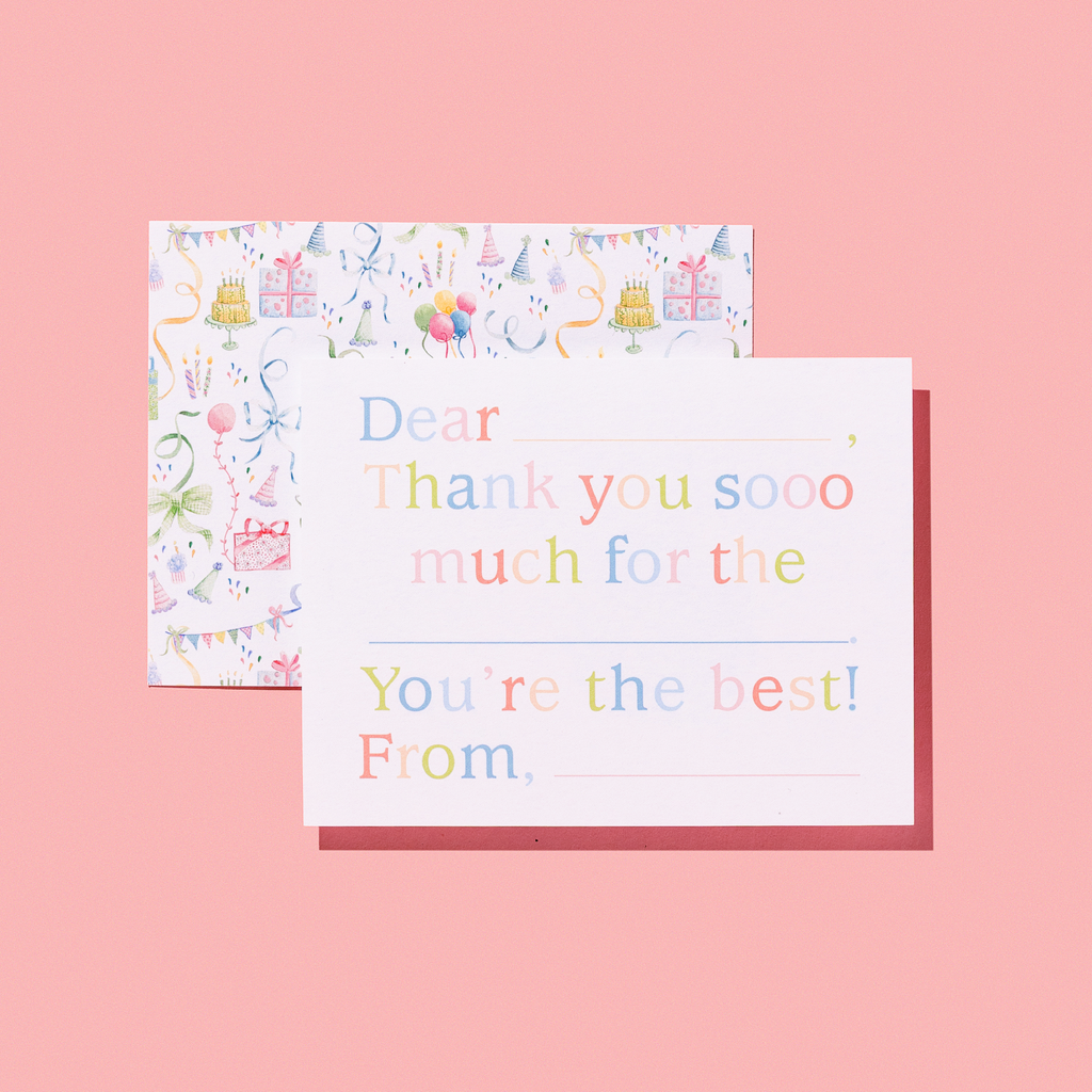 JCS x Petite Keep™ Fill In the Blank Thank You Notes
