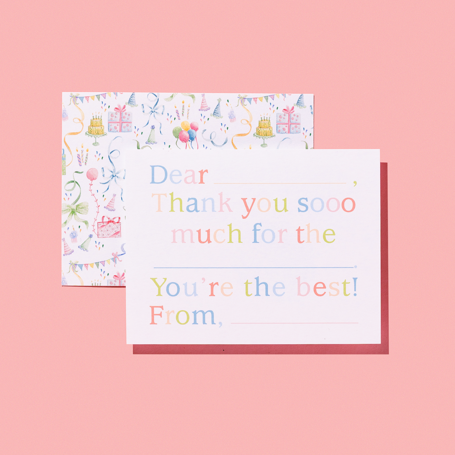 JCS x Petite Keep™ Fill In the Blank Thank You Notes