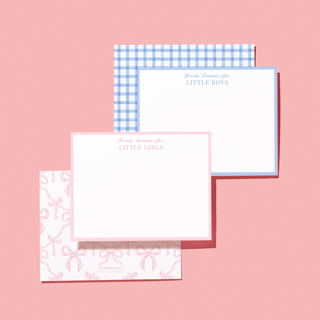 Joy Creative Shop x Petite Keep® Non-Personalized Baby Stationery