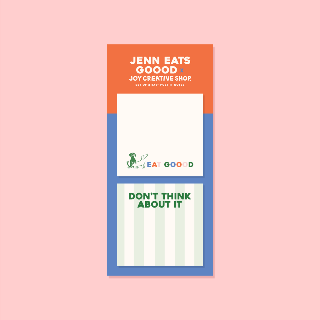JCS x Jenn Eats Goood Post-It Note Set