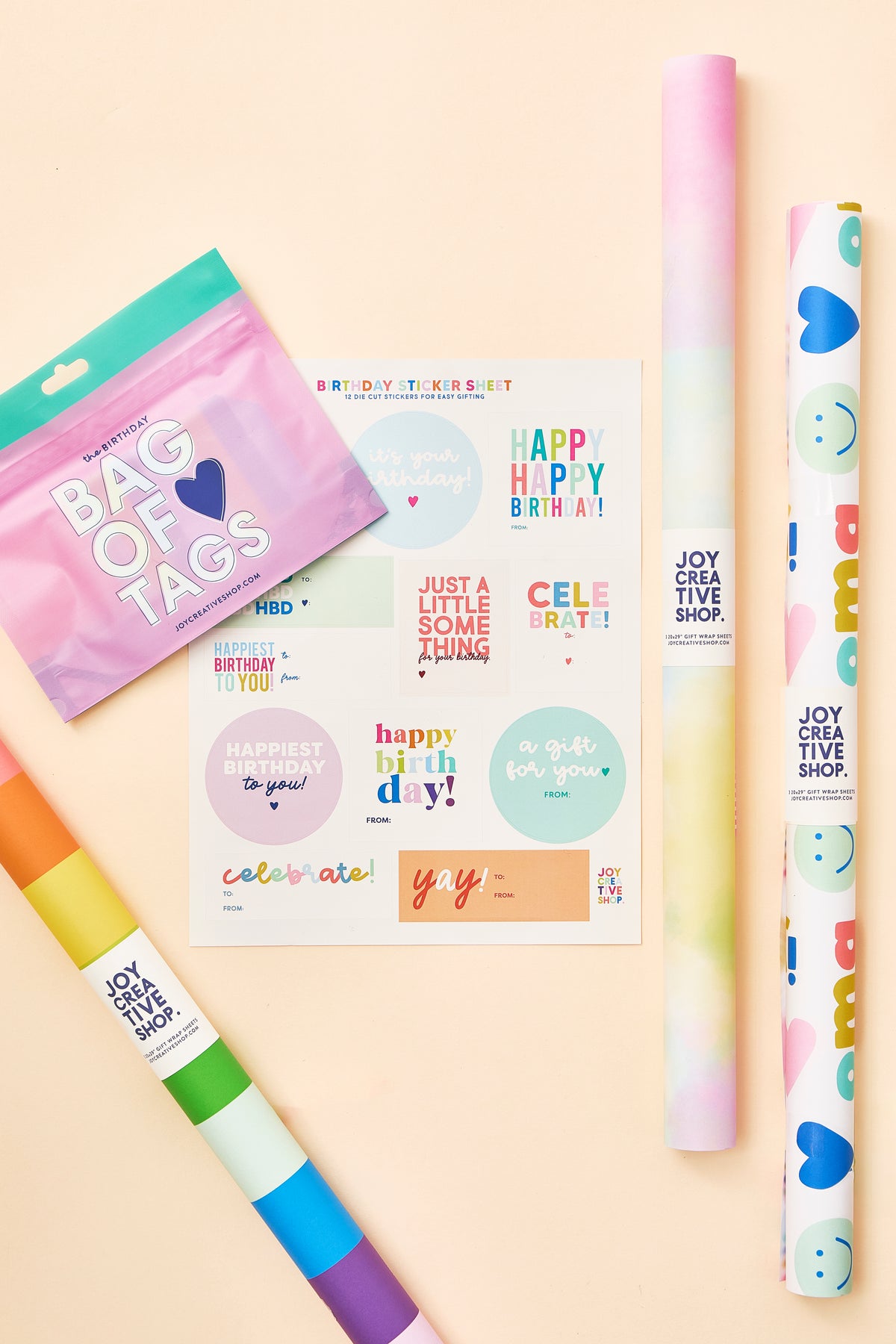 Rainbow/Teen Gift Wrap Bundle