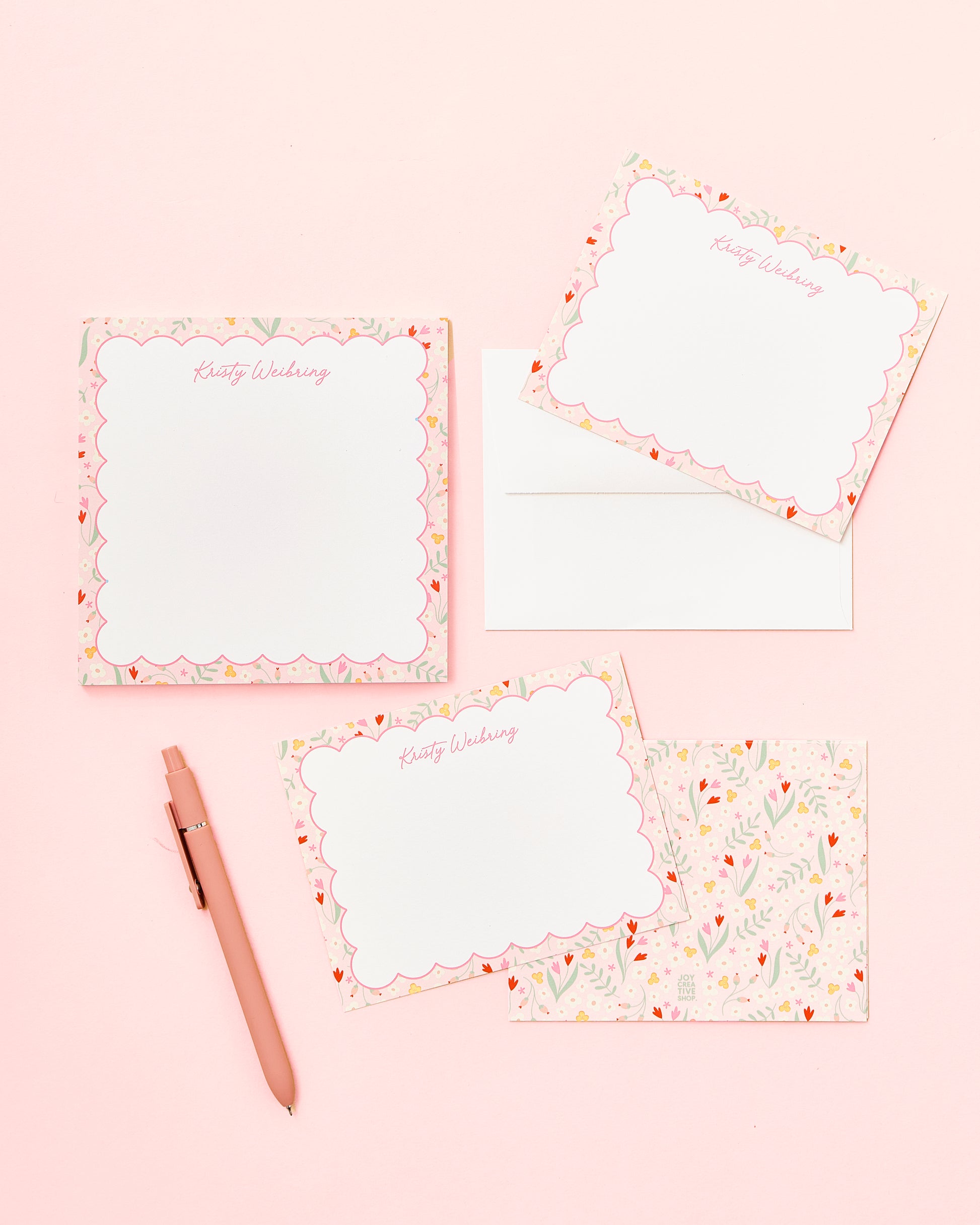Floral Personalized Stationery