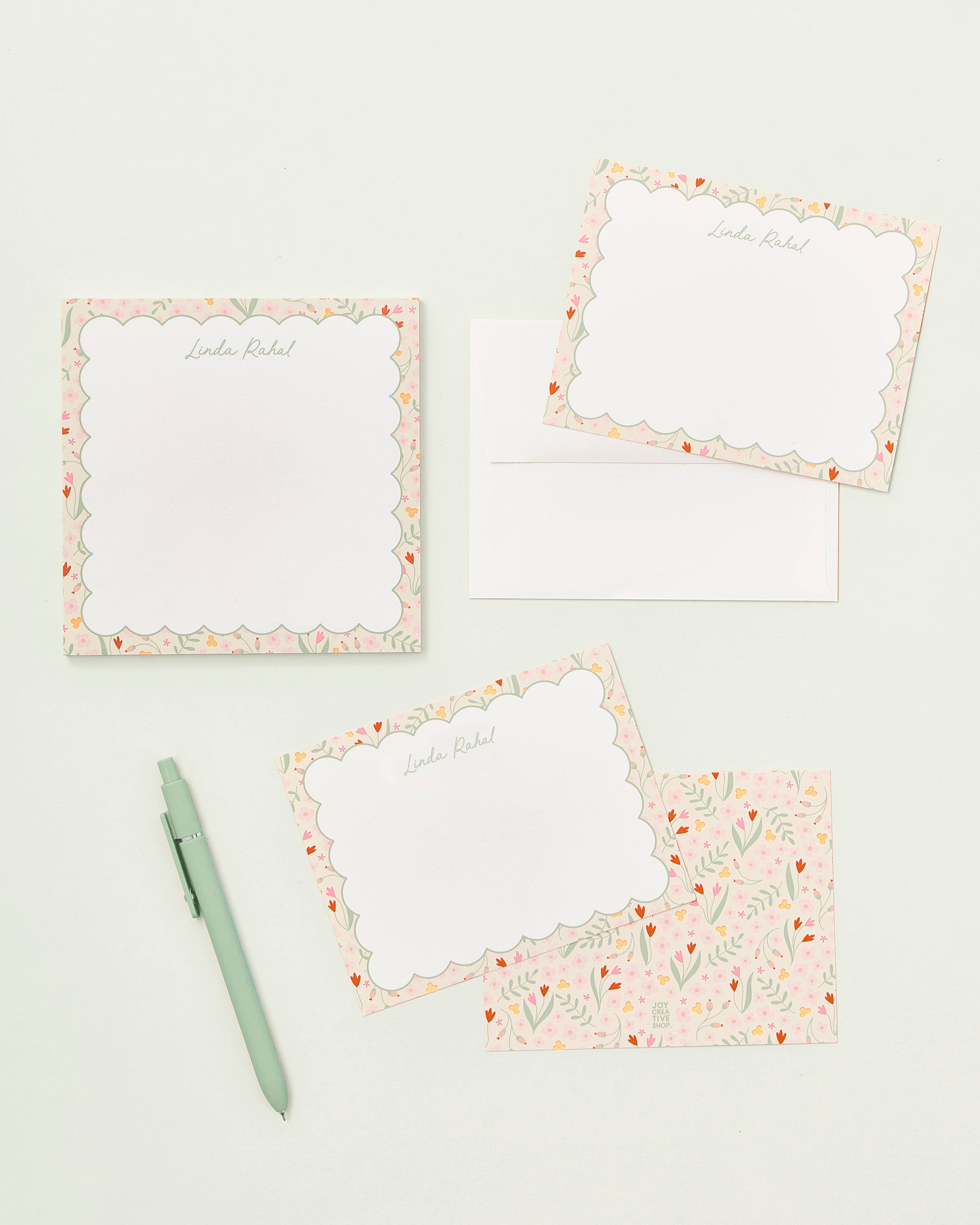 Floral Personalized Stationery
