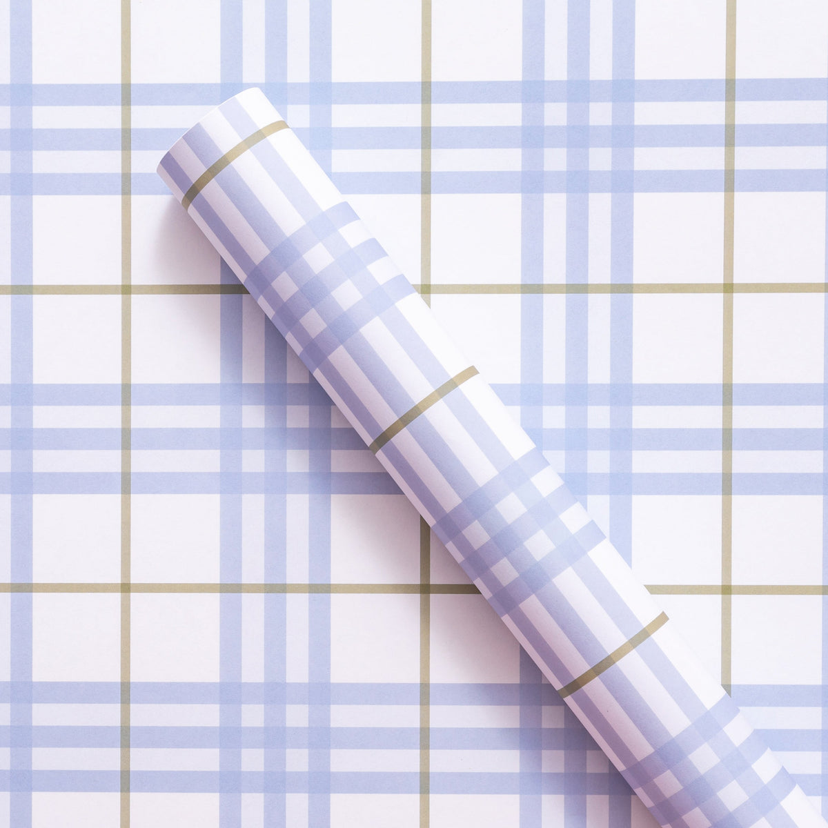 Do Say Give Double Sided Gift Wrap -  Plaid
