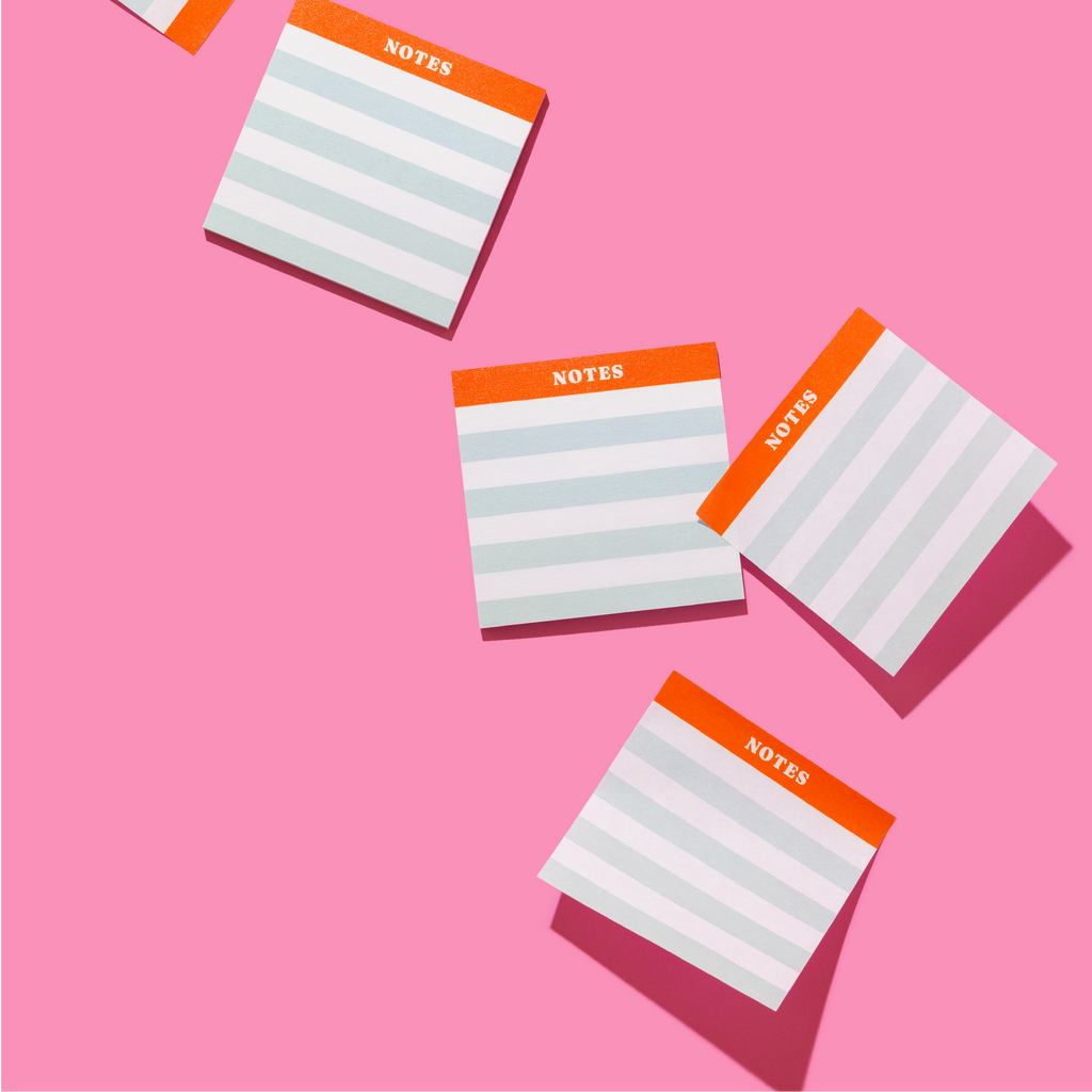 Striped Sticky Notes