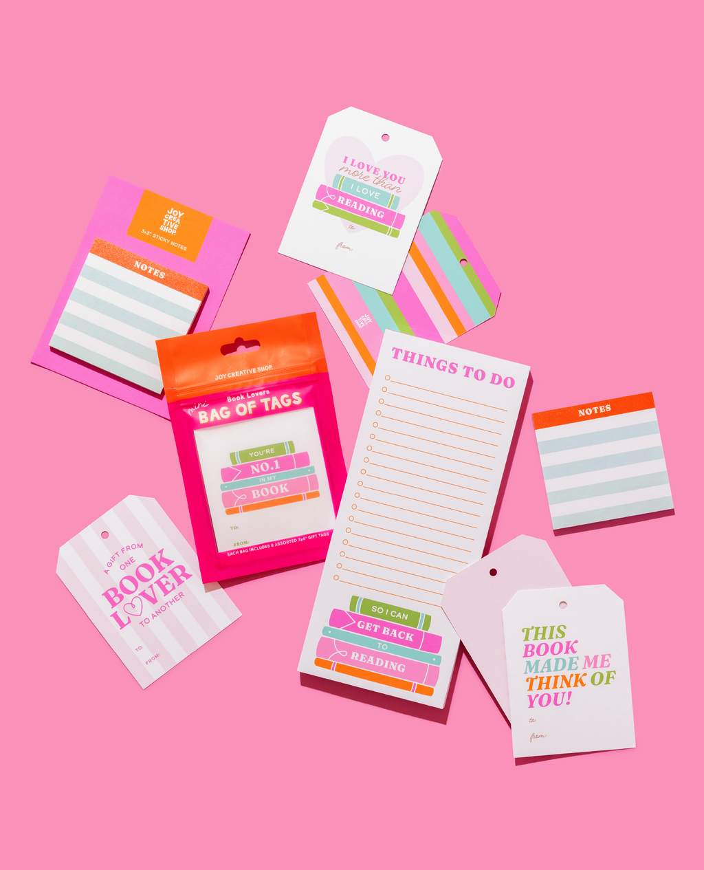 Mini Bag of Tags - Book Lovers