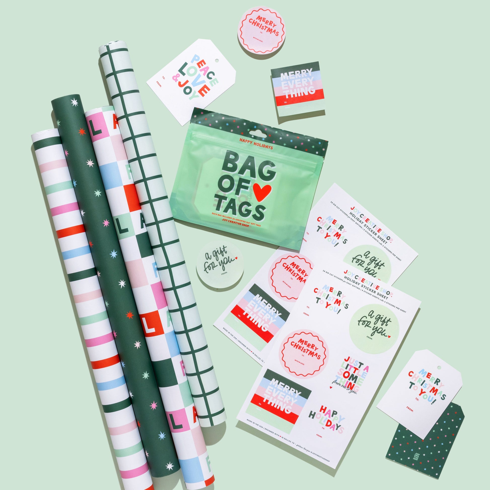 Holiday Gift Wrap Sheets Bundle