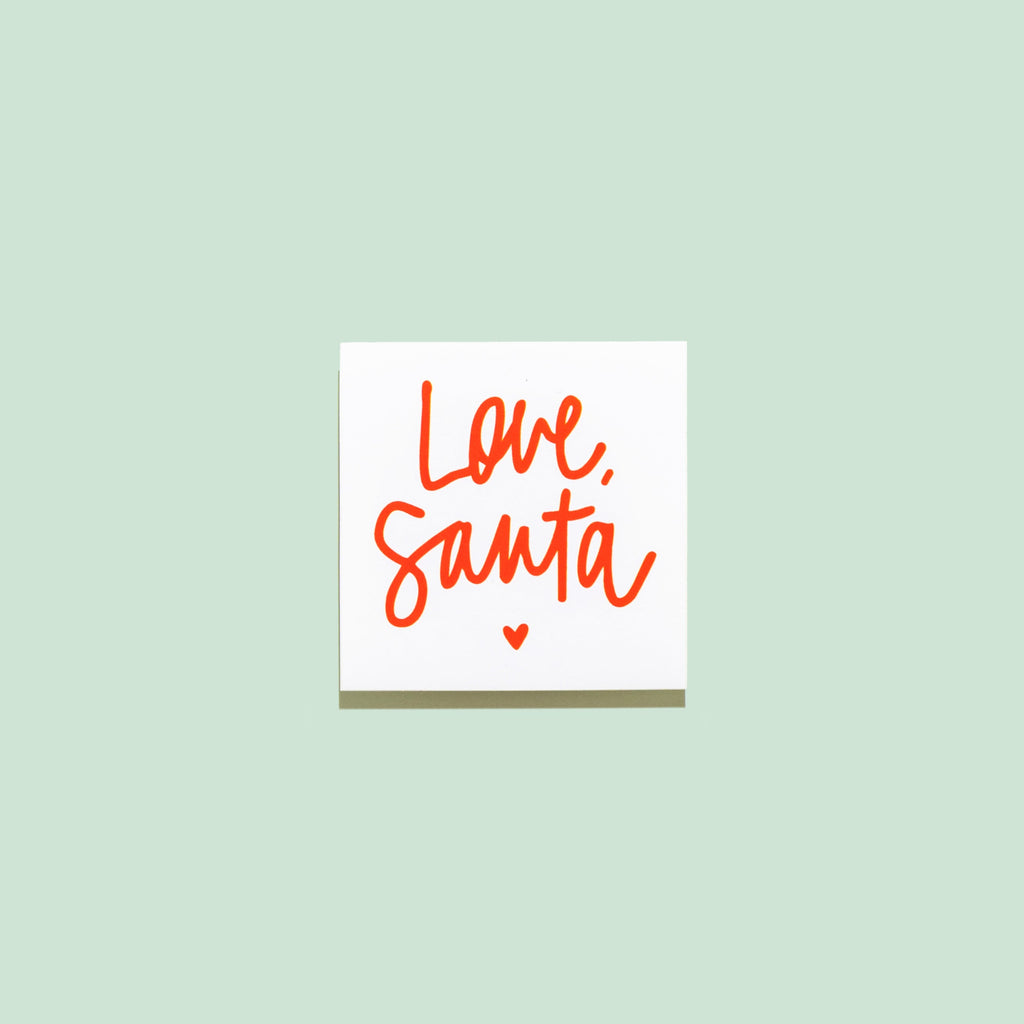 Love, Santa Holiday Stickers