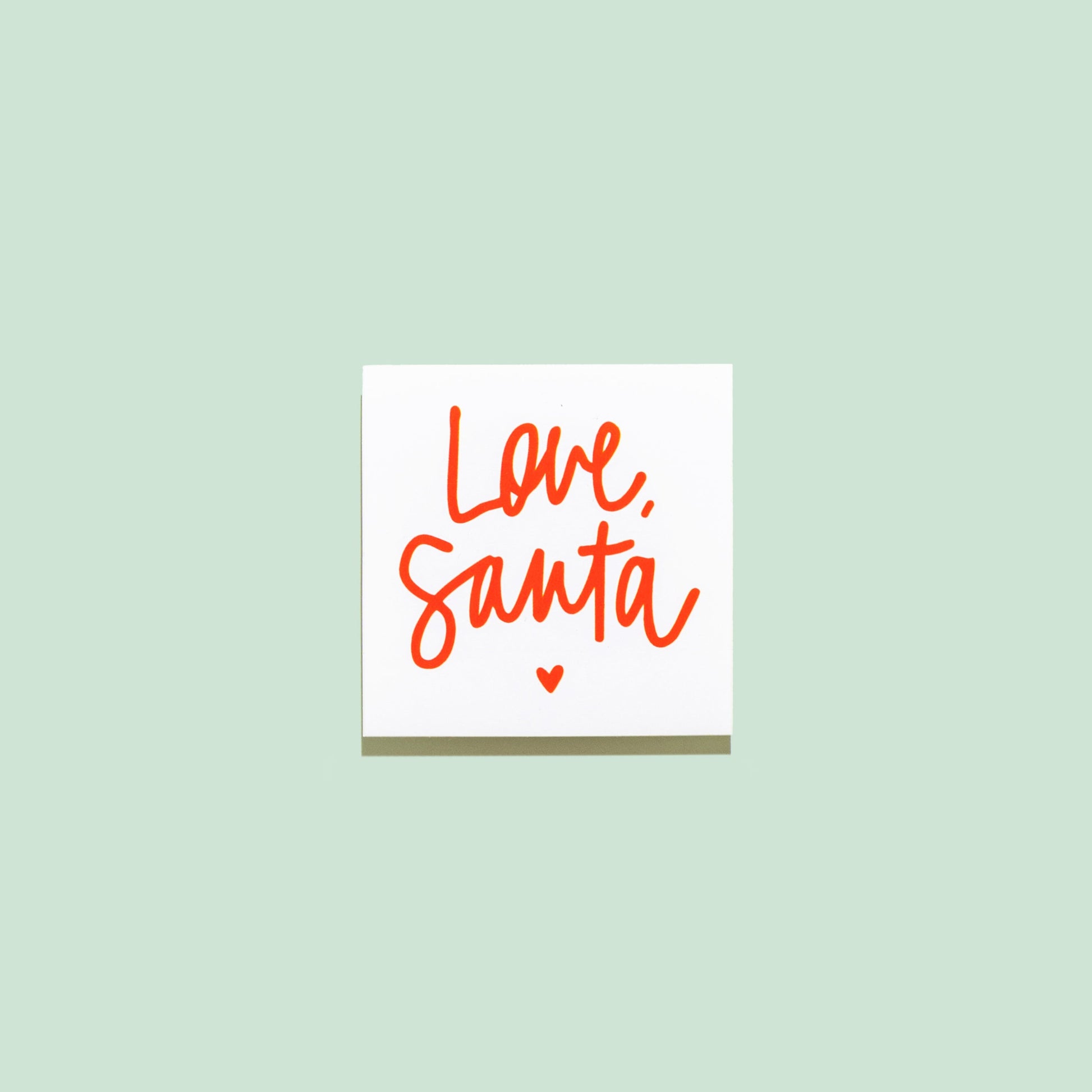 Love, Santa Holiday Stickers