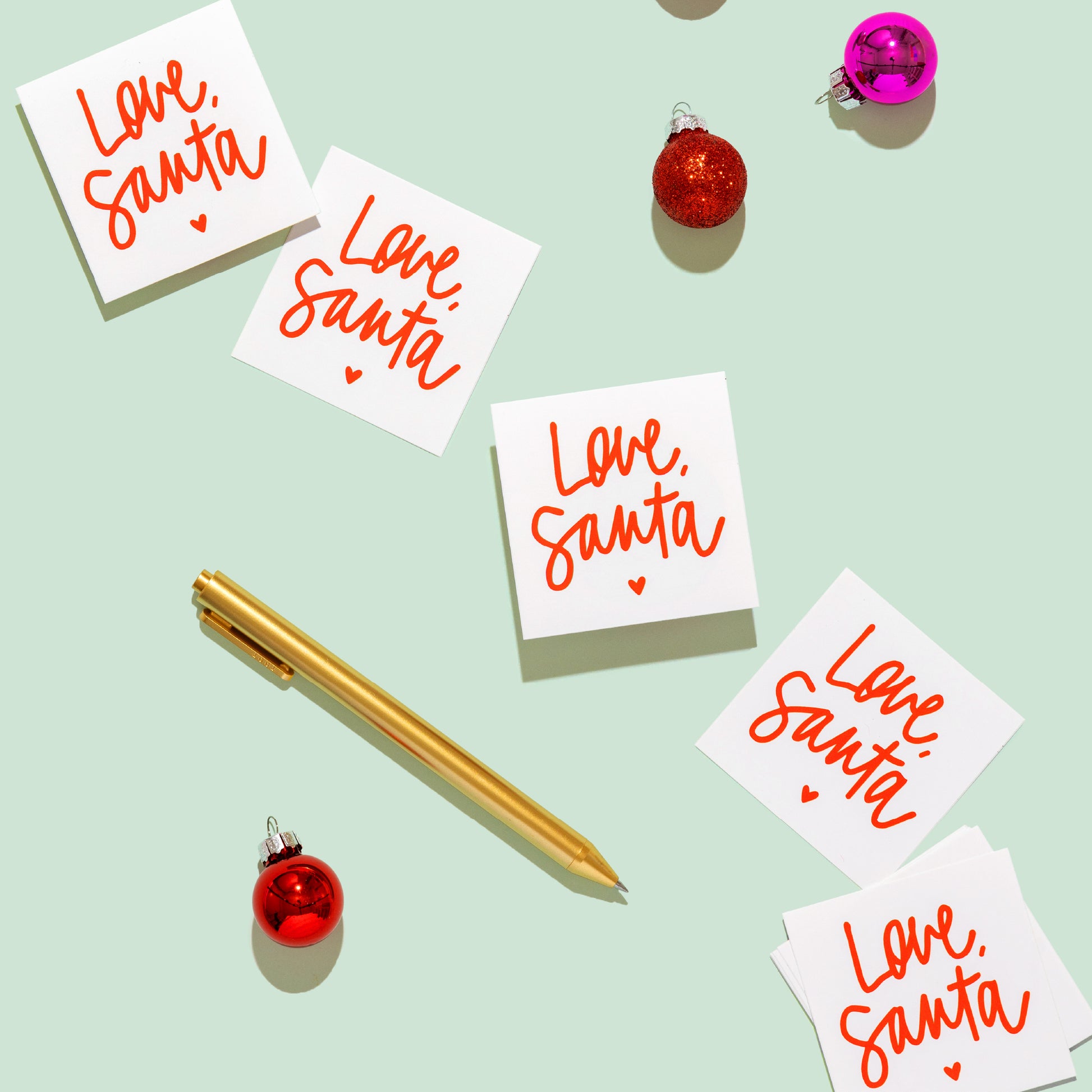 Love, Santa Holiday Stickers