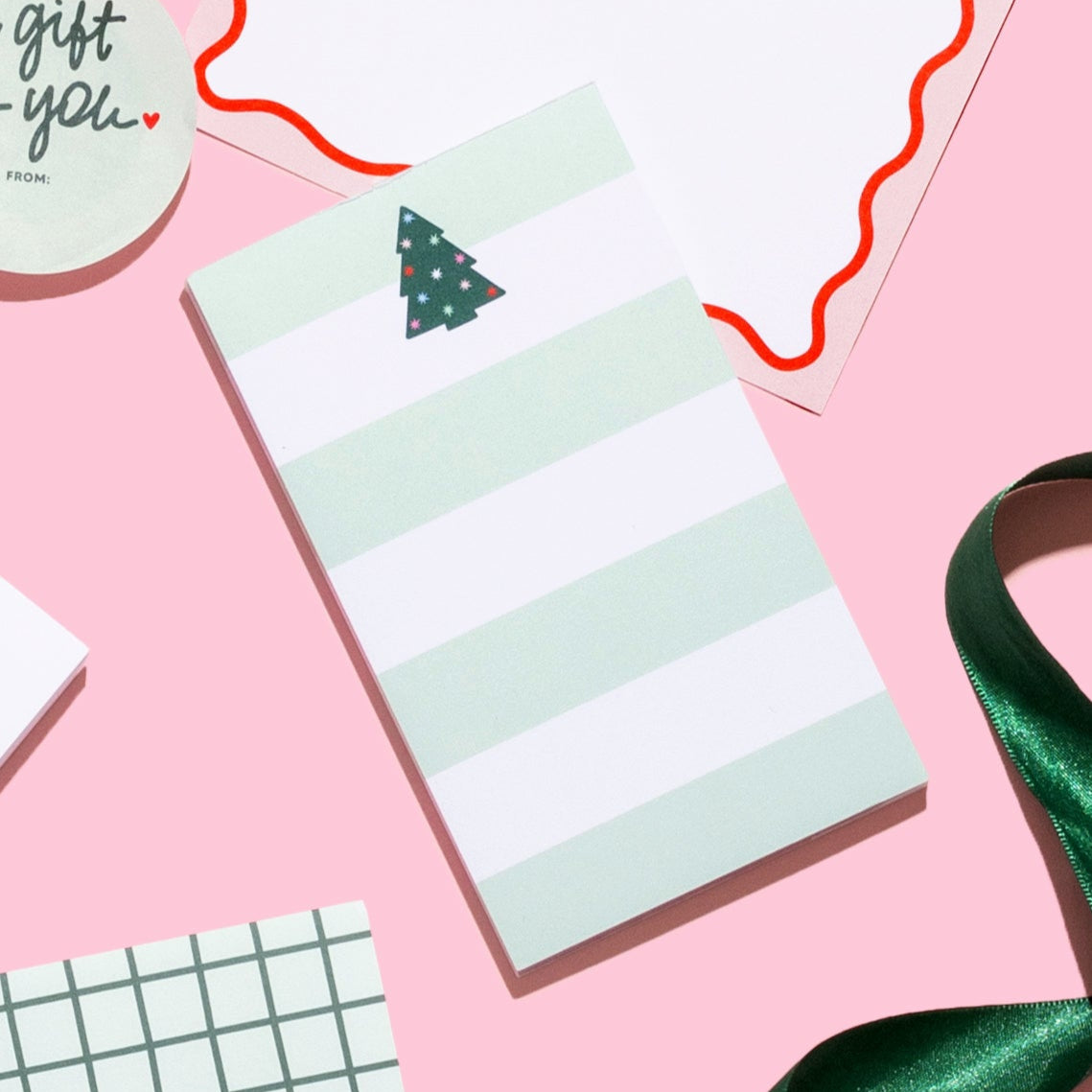 Christmas Tree Mini Notepad