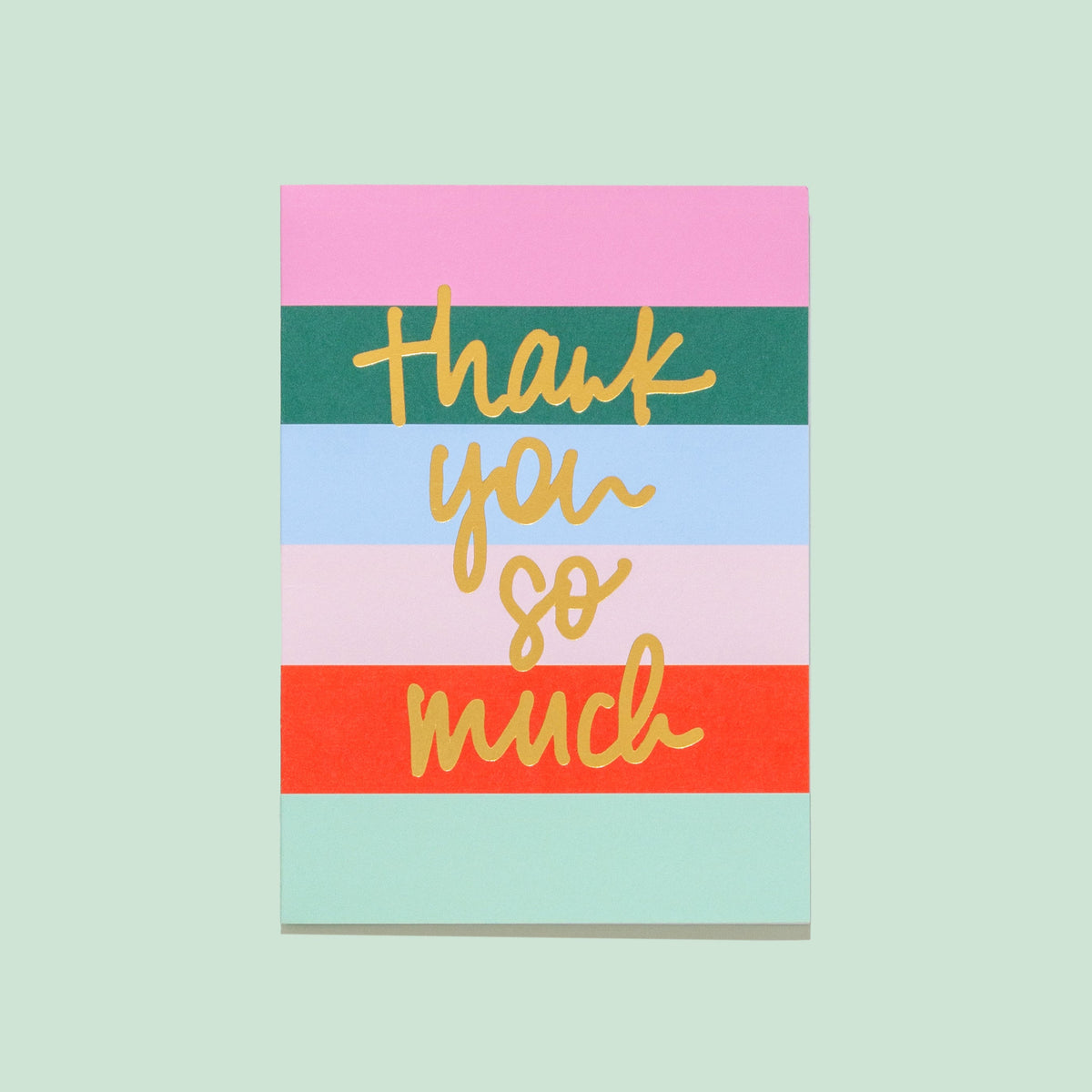 &quot;Thank You&quot; Gold Foil Cards - Holiday