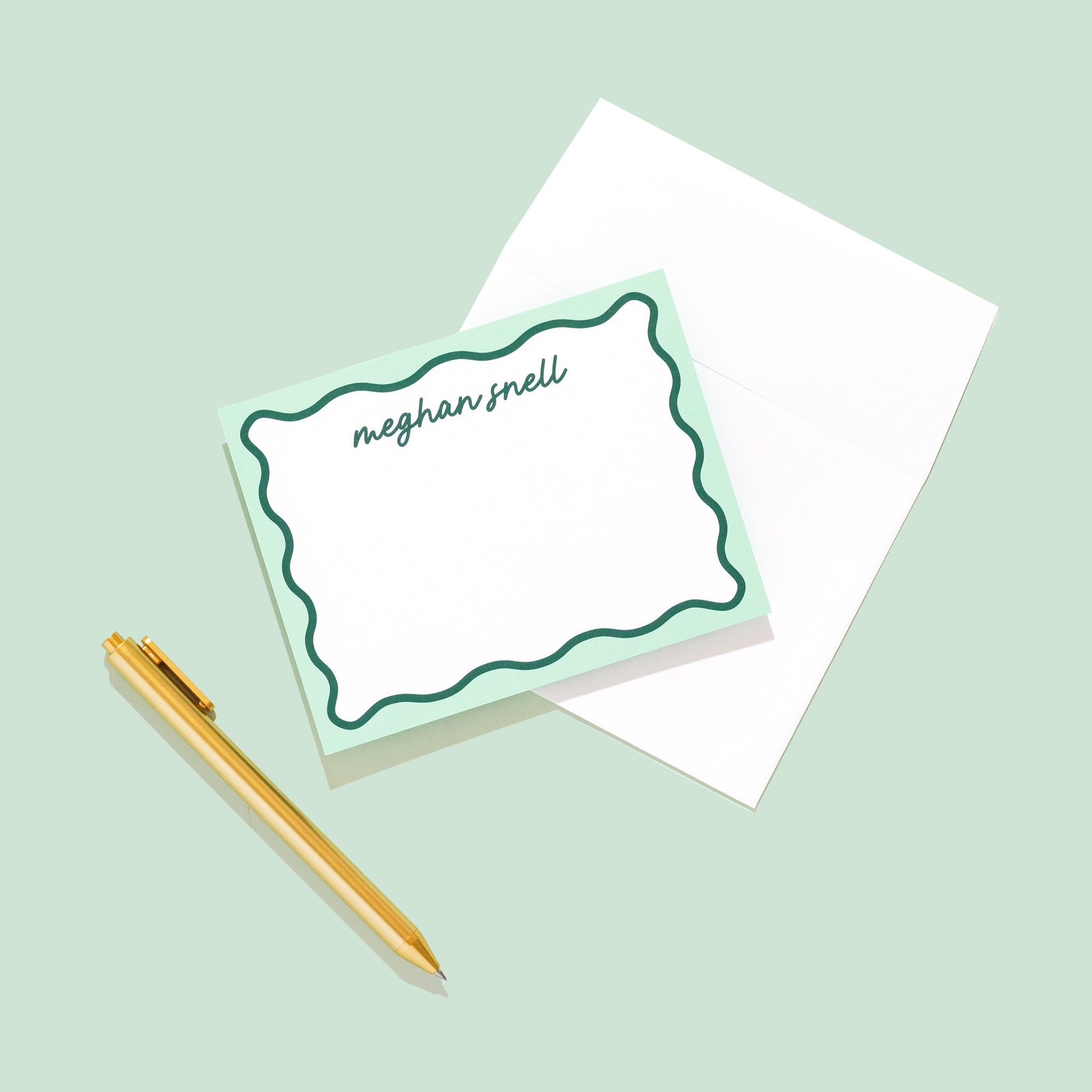 Holiday Wavy Stationery and Notepad Bundle