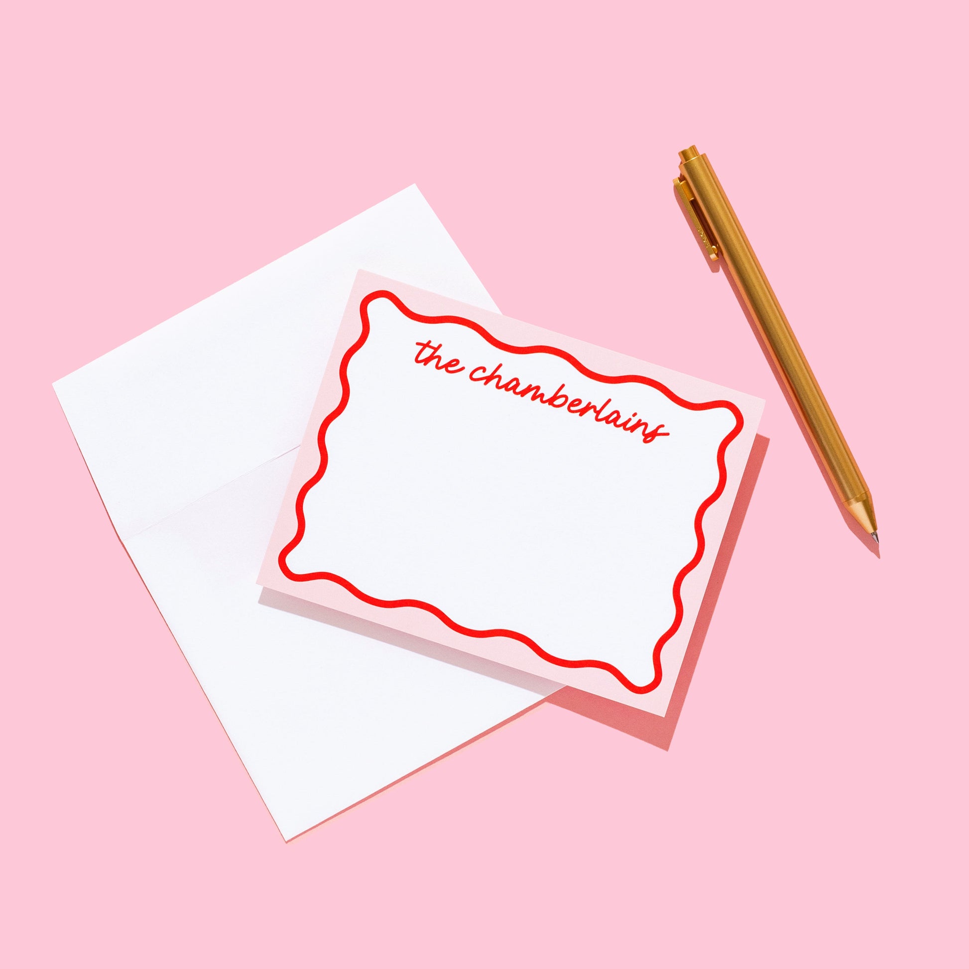 Holiday Wavy Stationery and Notepad Bundle