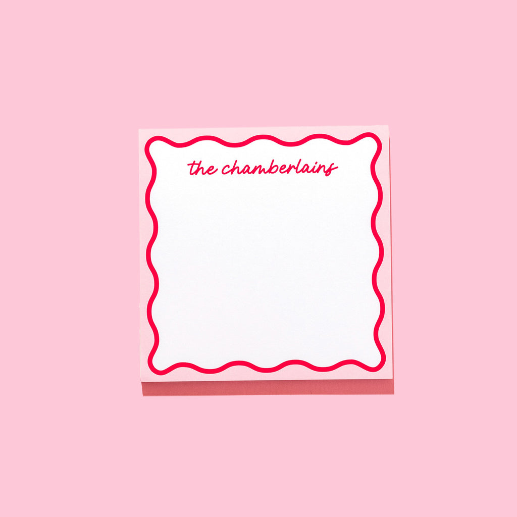 Holiday Wavy Stationery and Notepad Bundle