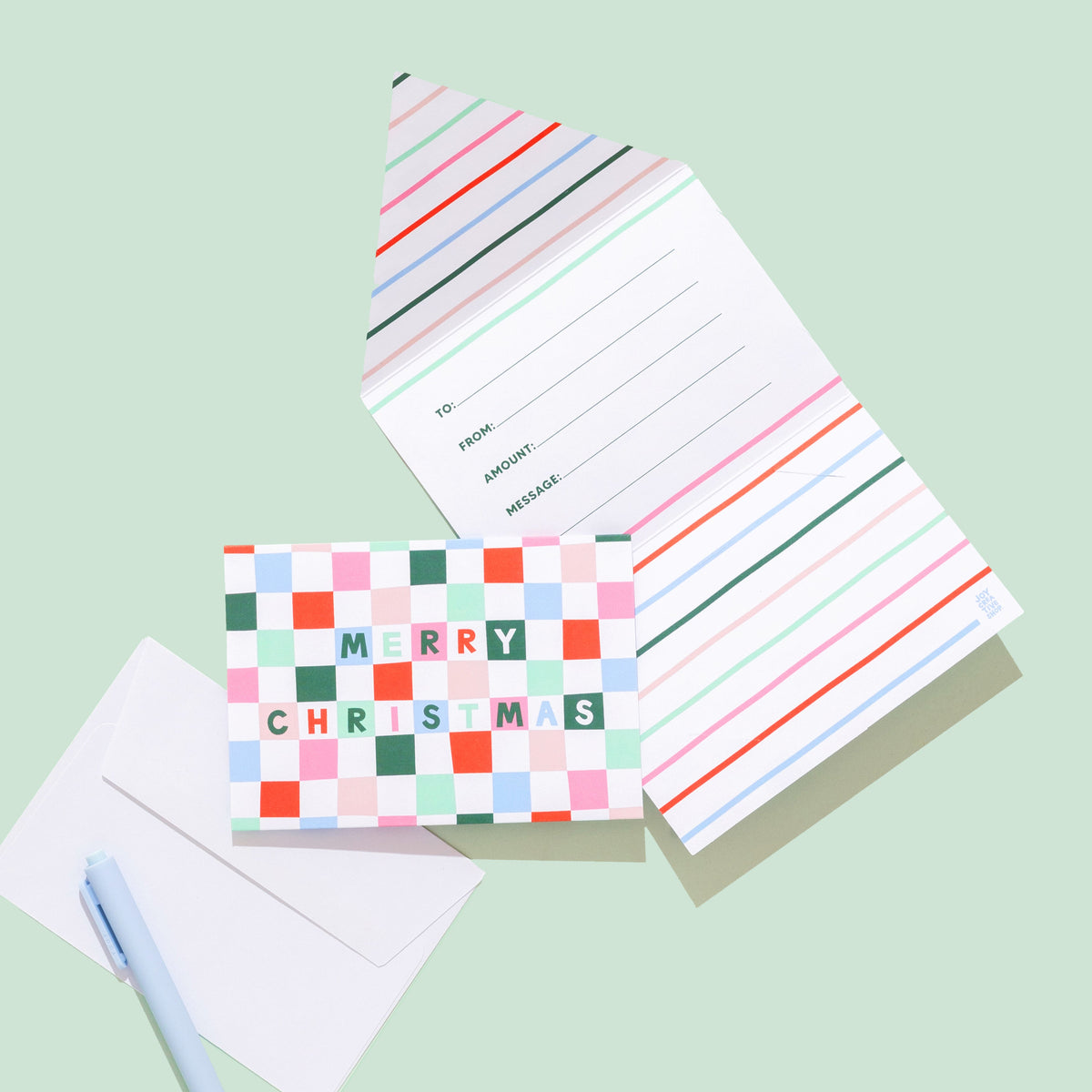 Holiday Gift Card Holder Set - Holiday Check