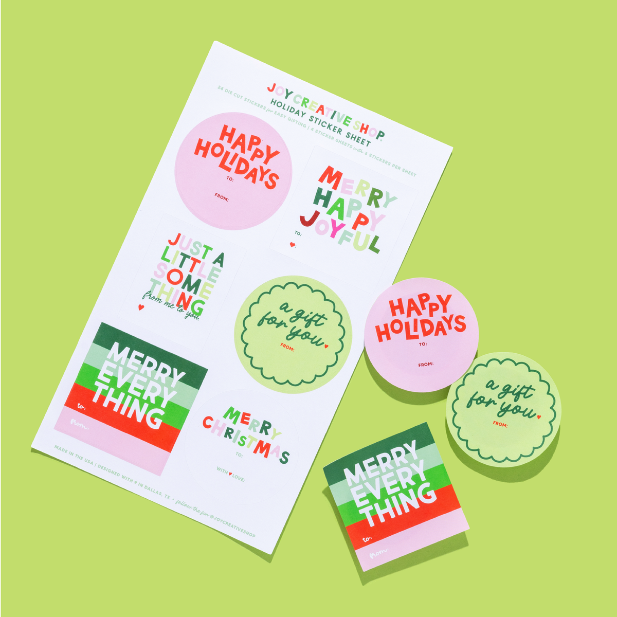 Gift Wrap, Stickers &amp; Lots of Tags Bundle