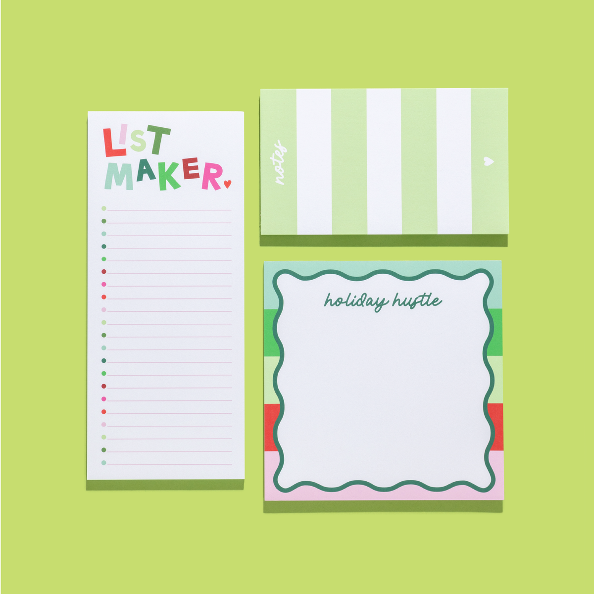 Holiday List Maker Notepad