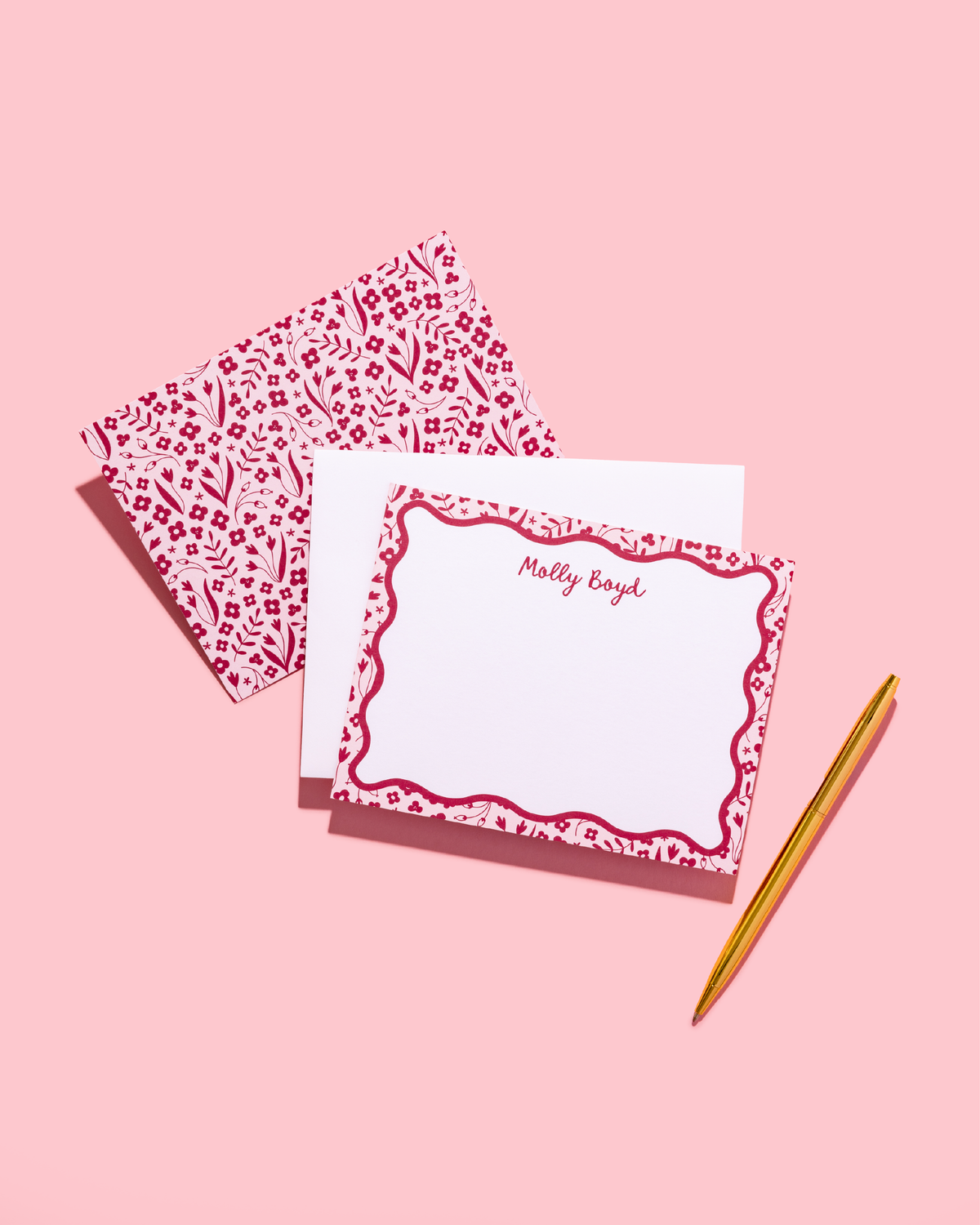 JCS x Sarah Tucker &amp; Molly Boyd Holiday Floral Personalized Stationery