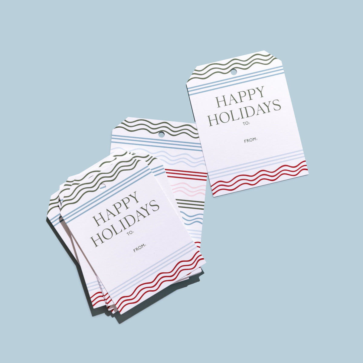 JCS x Sarah Tucker &amp; Molly Boyd Happy Holidays To From Gift Tag