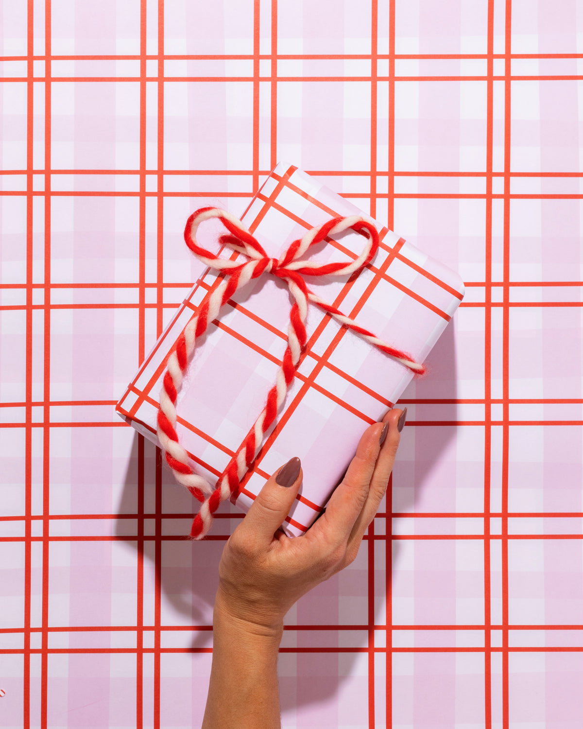 JCS x Shelby Parks Double Sided Gift Wrap Sheets - Plaid