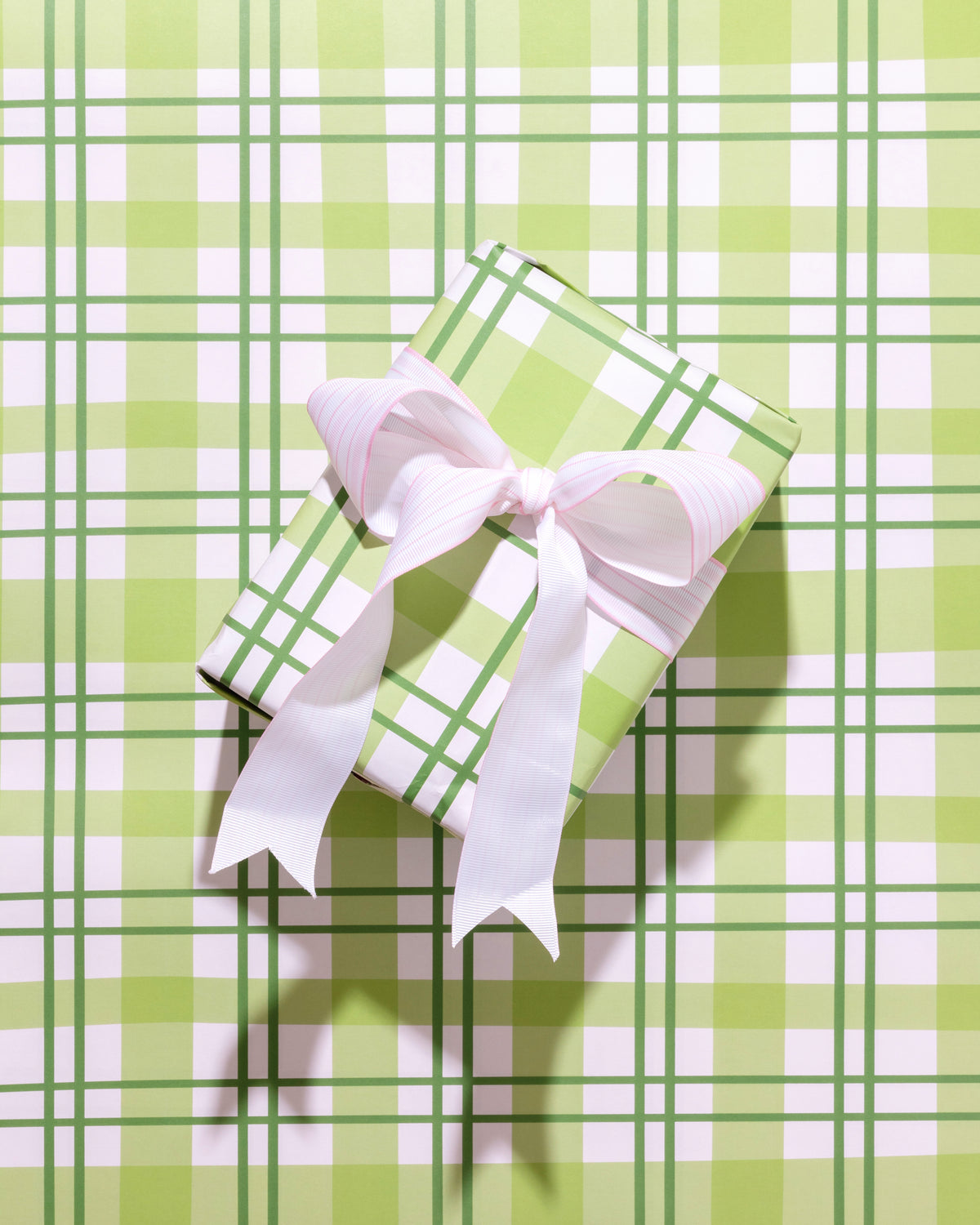 JCS x Shelby Parks Double Sided Gift Wrap Sheets - Plaid