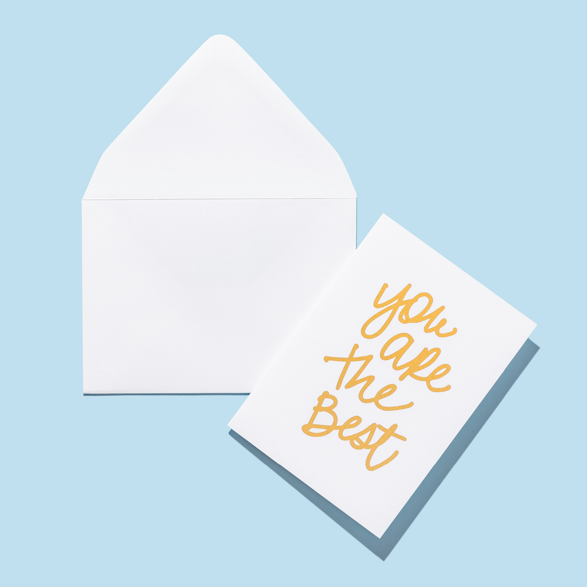 "You are the Best" Gold Foil Cards