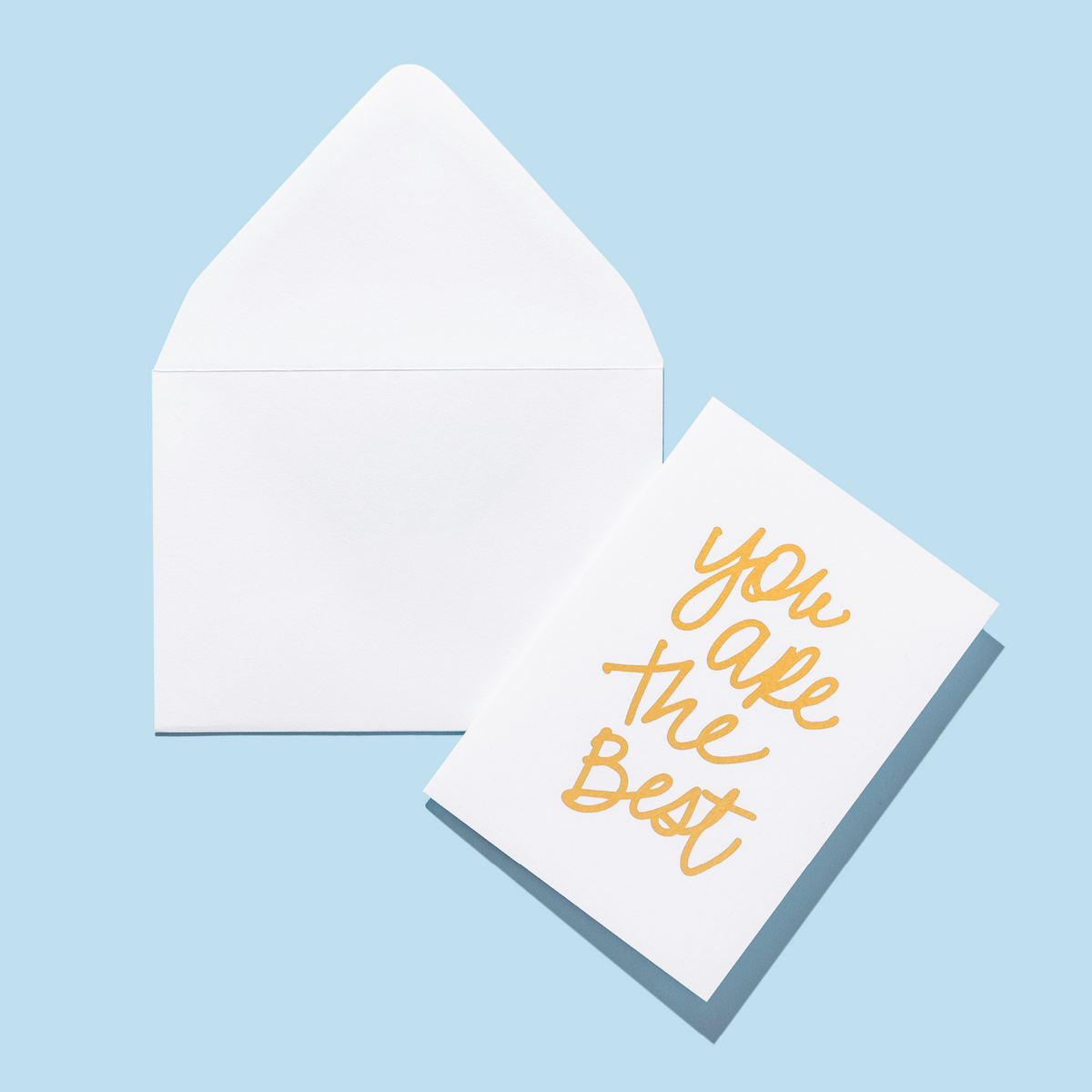 &quot;You are the Best&quot; Gold Foil Cards