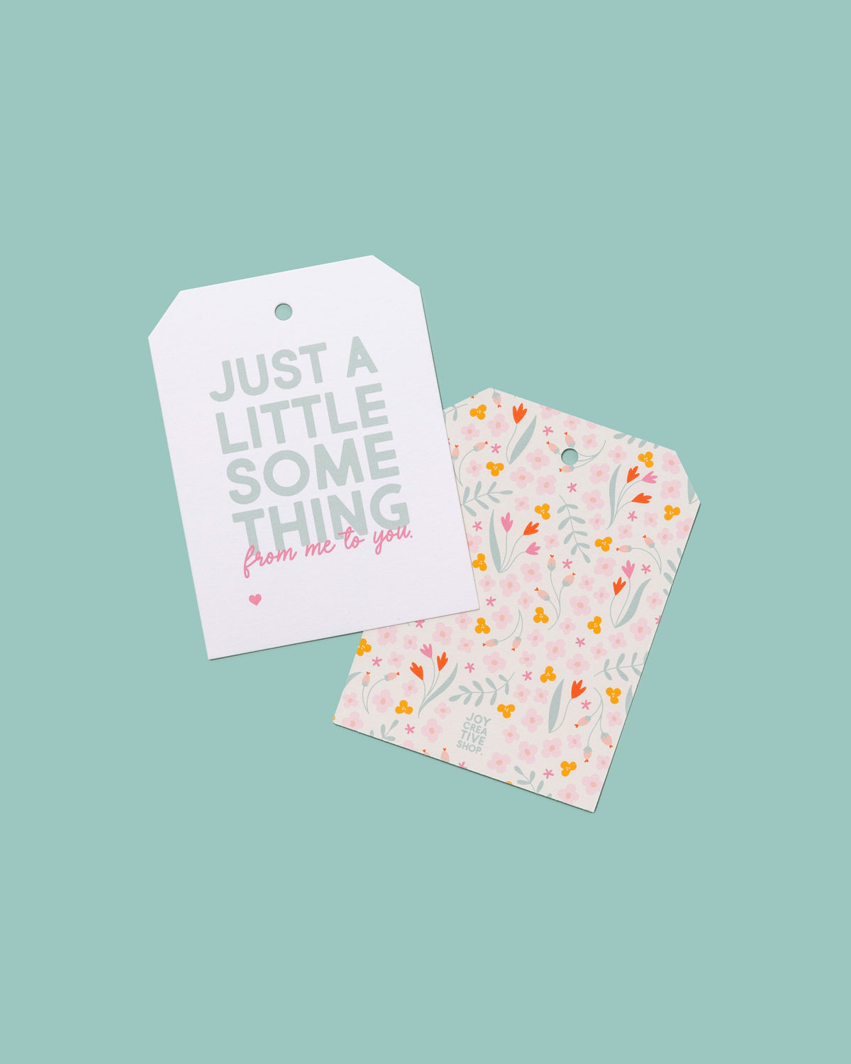 Floral Just a Little Something Gift Tags