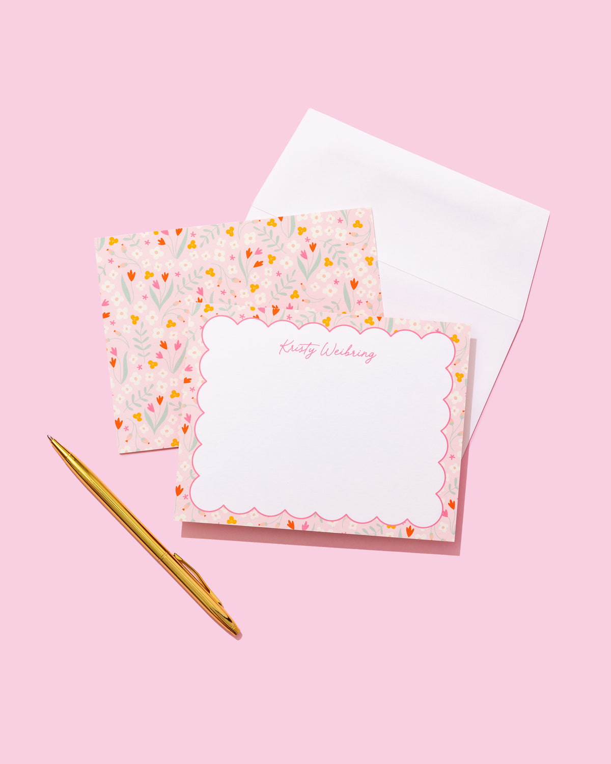 Floral Personalized Stationery