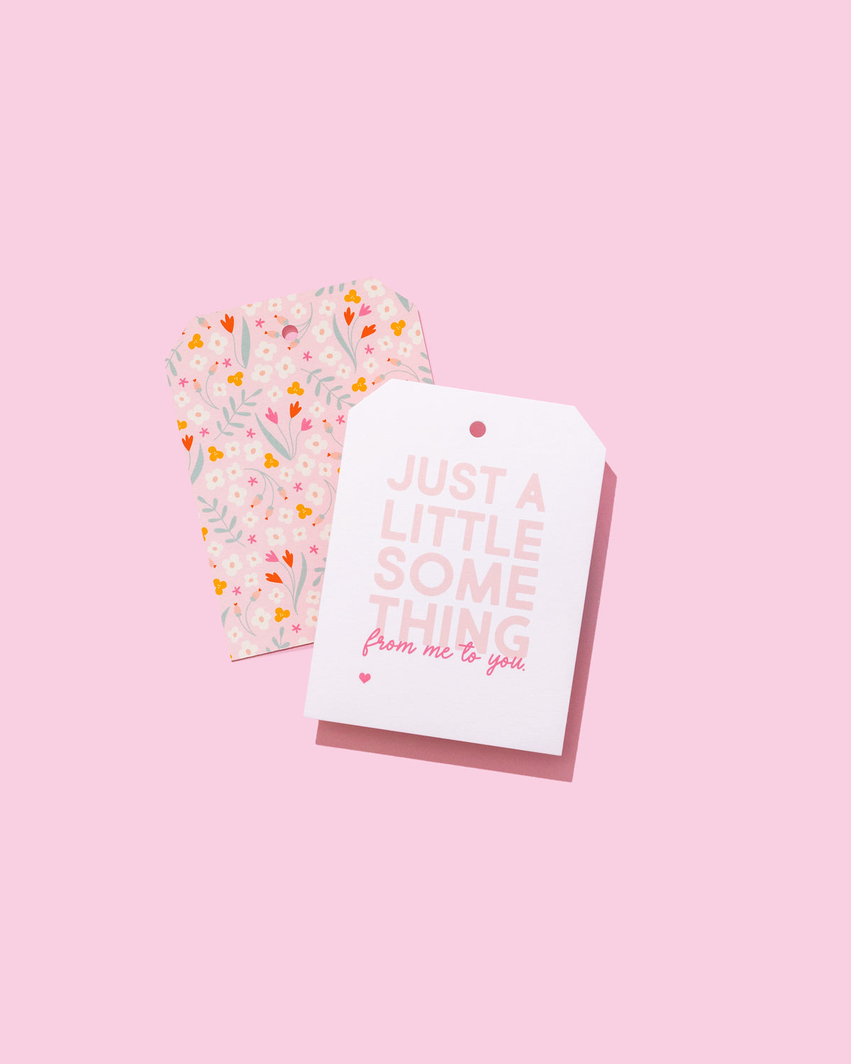 Floral Just a Little Something Gift Tags