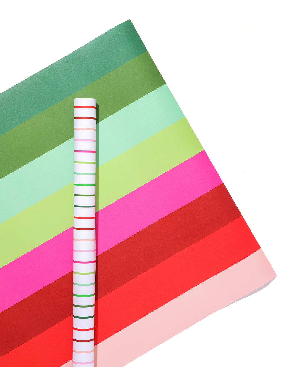 Holiday Stripes Double Sided Gift Wrap Sheets