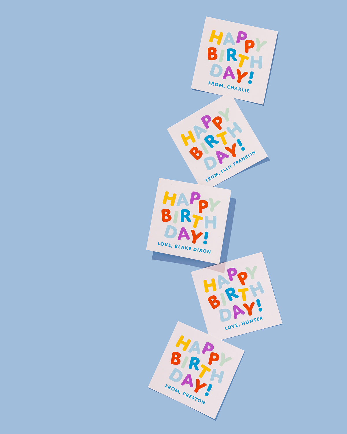 Personalized Happy Birthday Gift Tag or Sticker - The Birthday Party Project